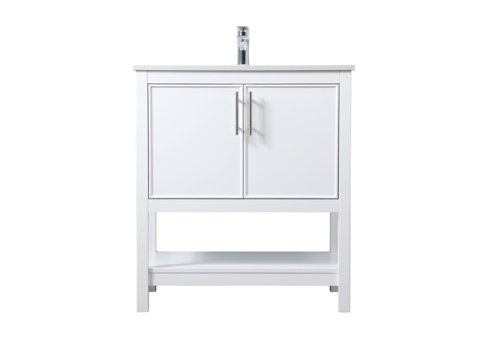 Shown in White finish