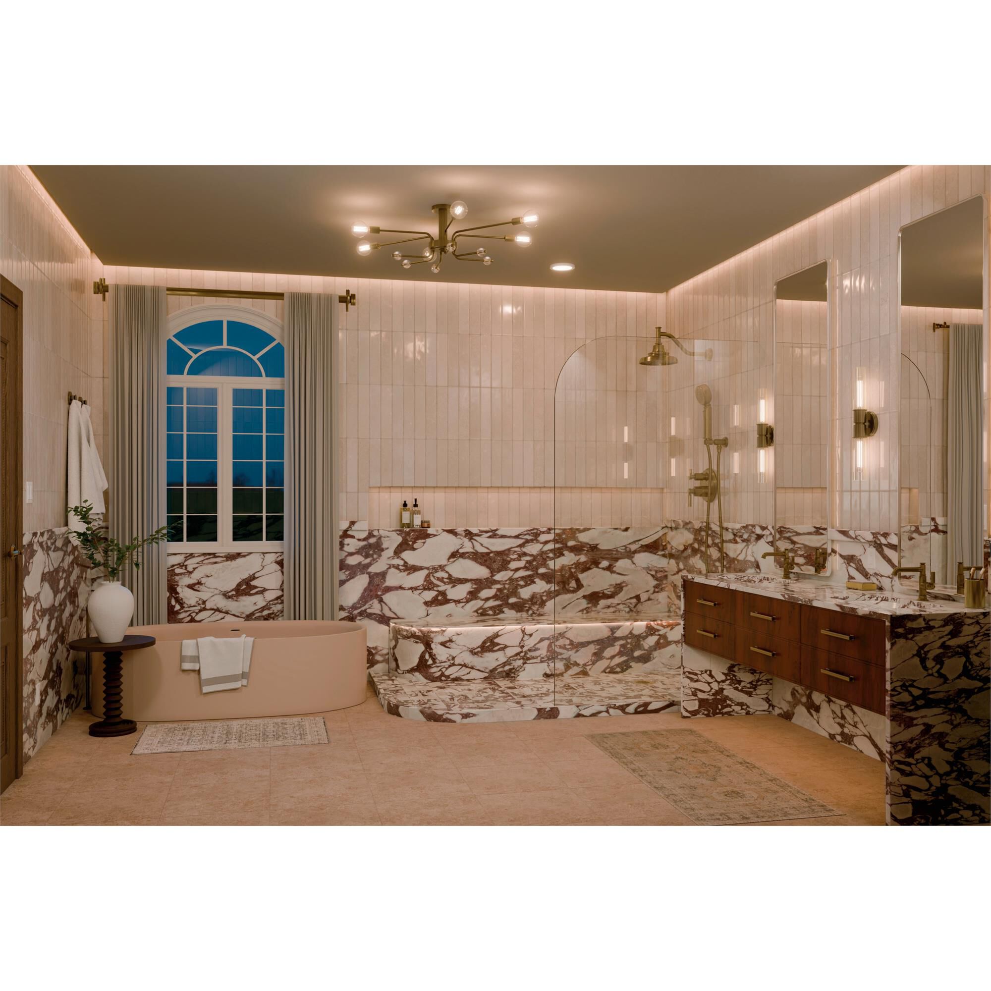 Shown in White finish