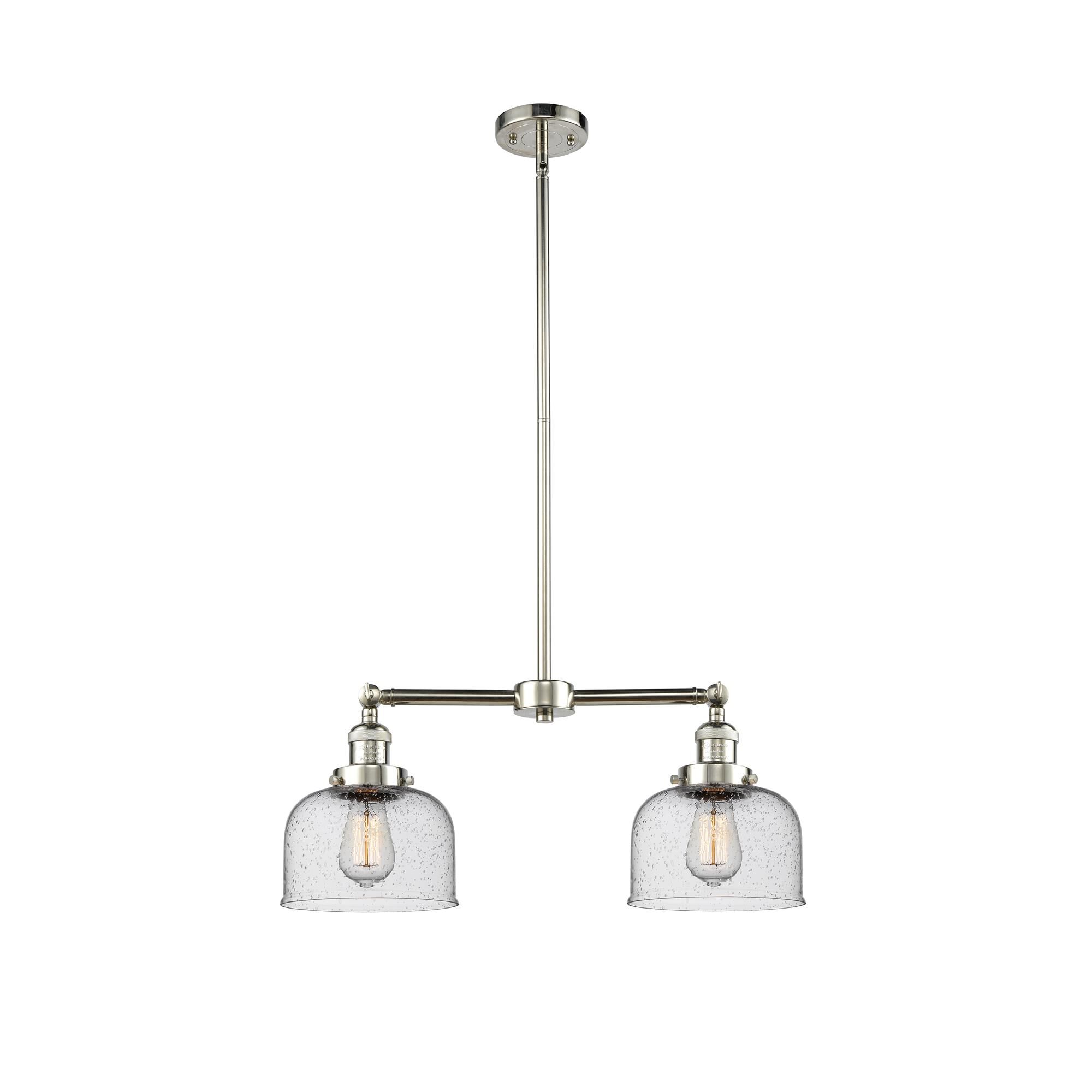 Bruno Marashlian Large Bell 21 Inch 2 Light Mini Chandelier by Innovations Lighting