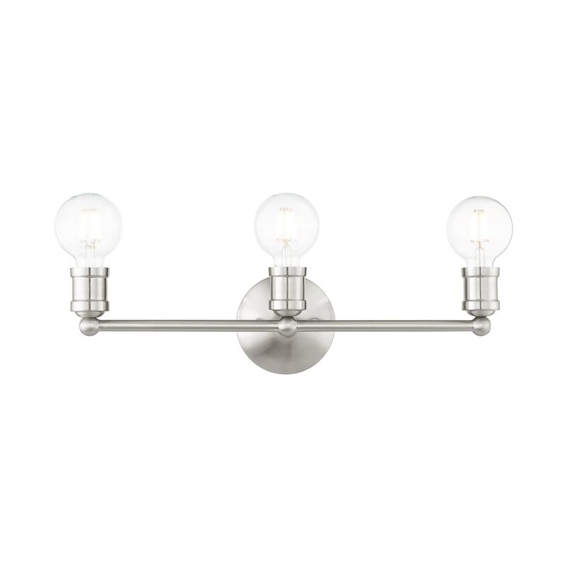 Lansdale 20 Inch 3 Light Bath Vanity Light by Livex Lighting