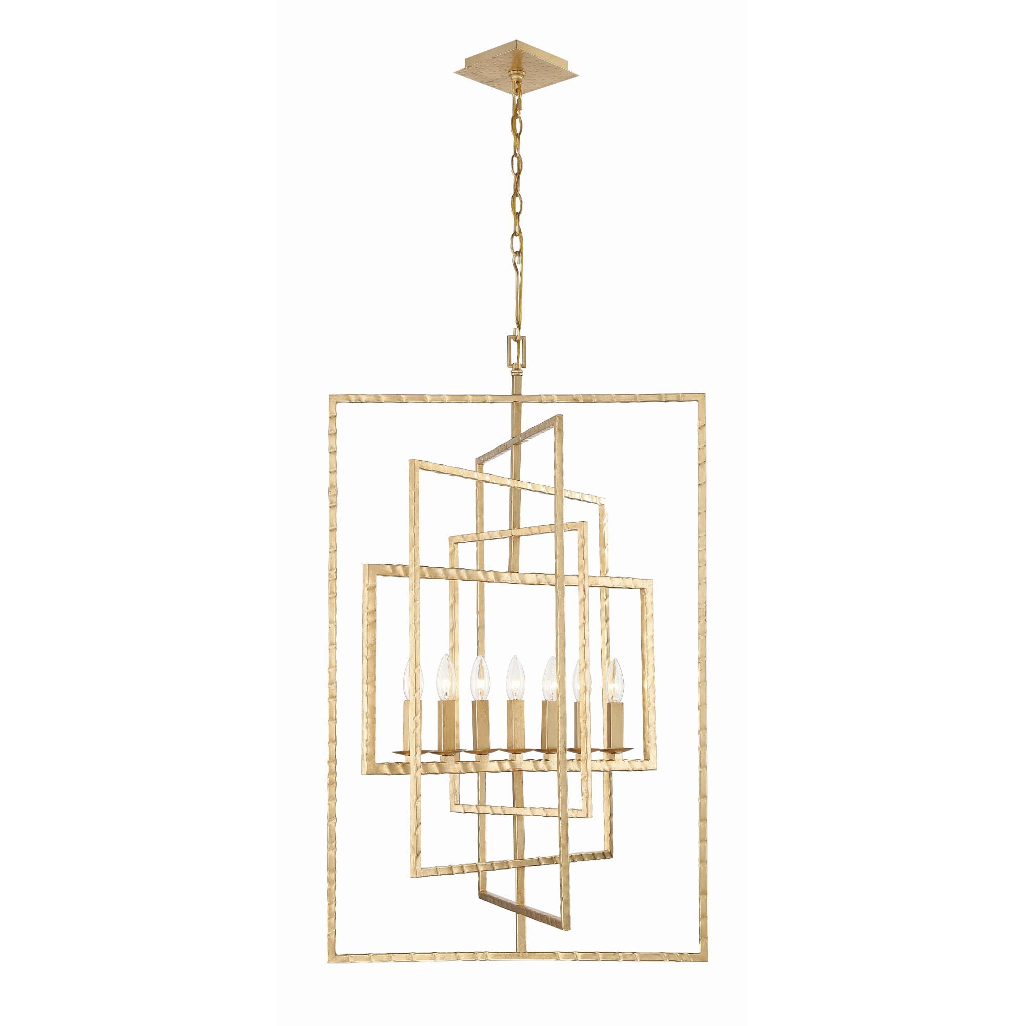 Capri 24 Inch 7 Light Chandelier by Crystorama