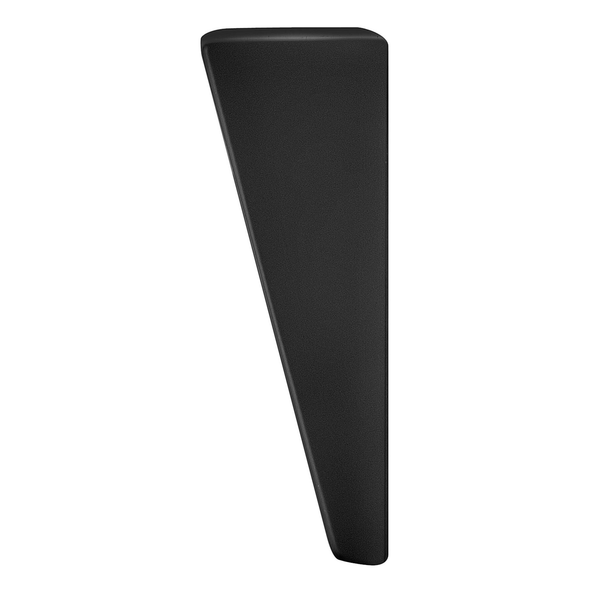 Shown in Satin Black finish and Etched glass