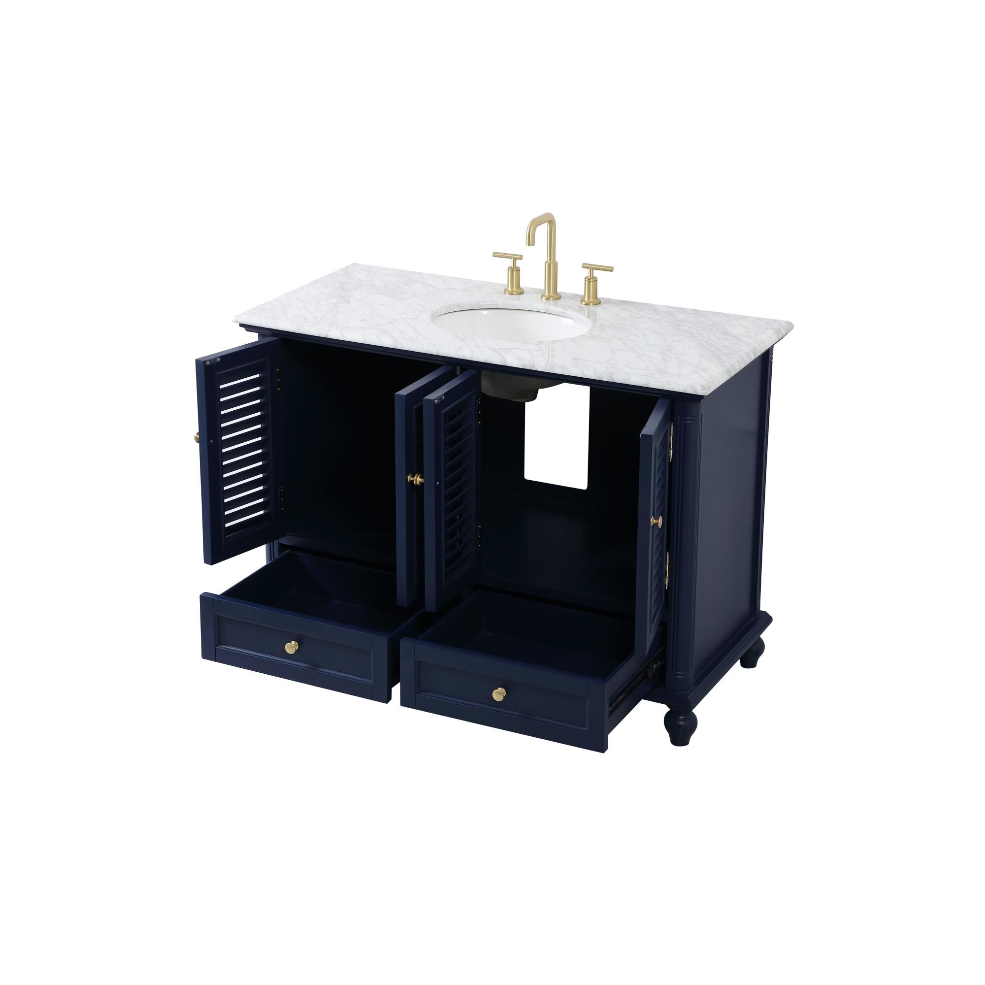 Shown in Blue finish