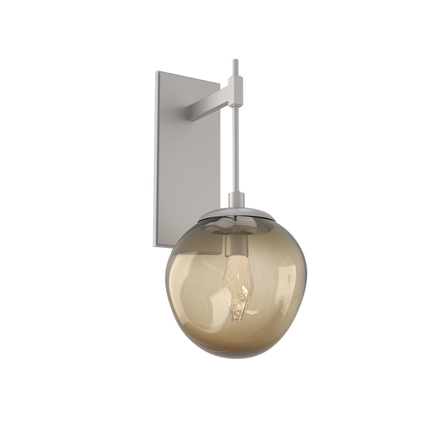 Shown in Metallic Beige Silver finish and Bronze Geo glass