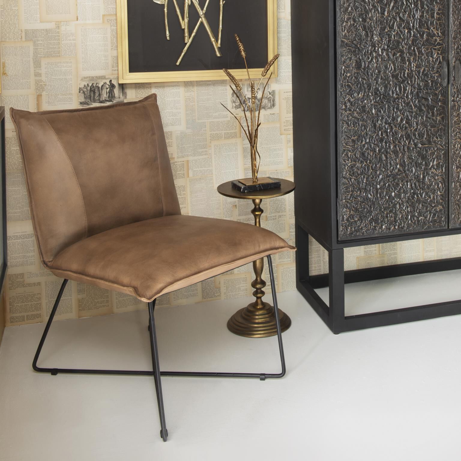 Candlestick Accent Table by Howard Elliott Collection