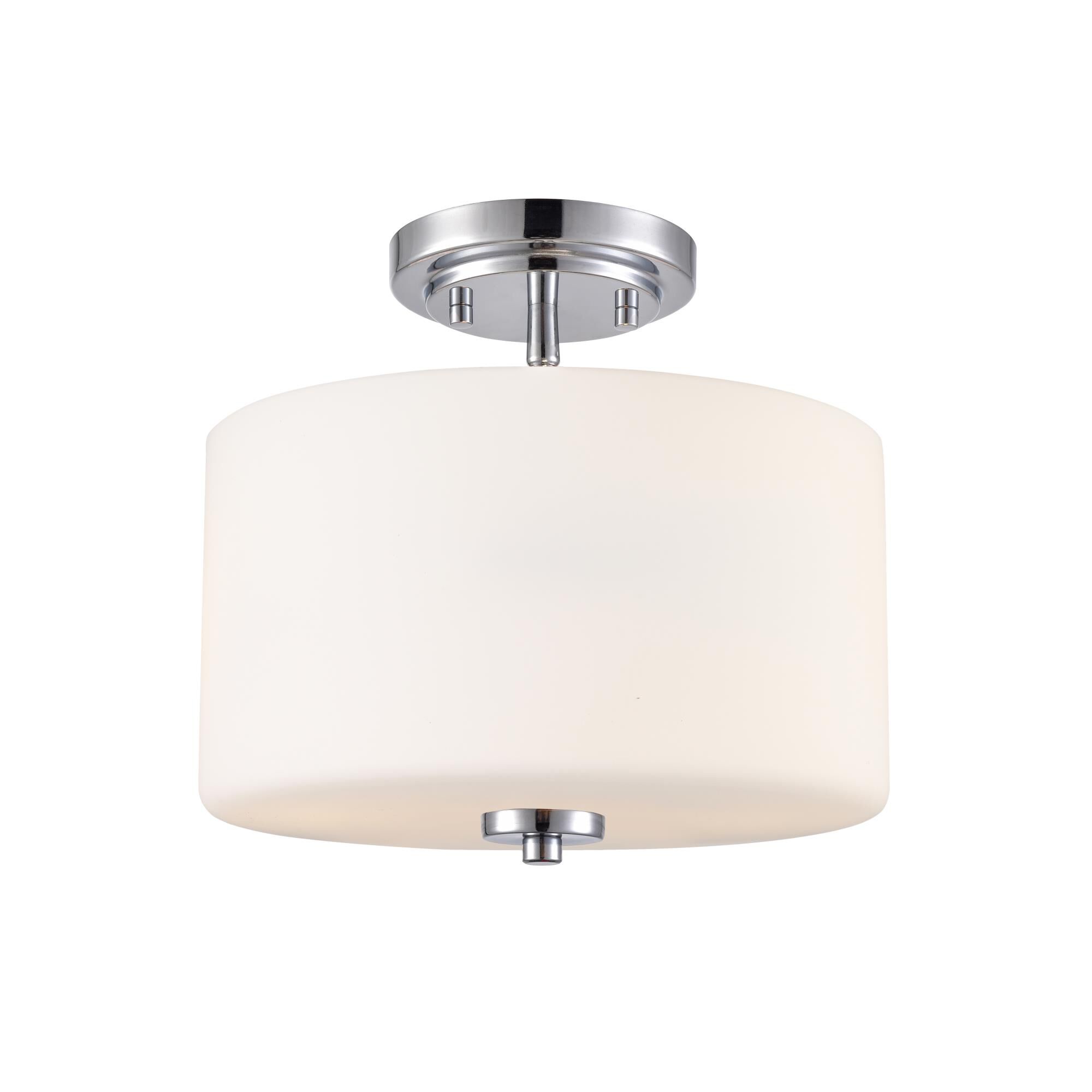 Shown in Chrome finish and Etched Opal glass