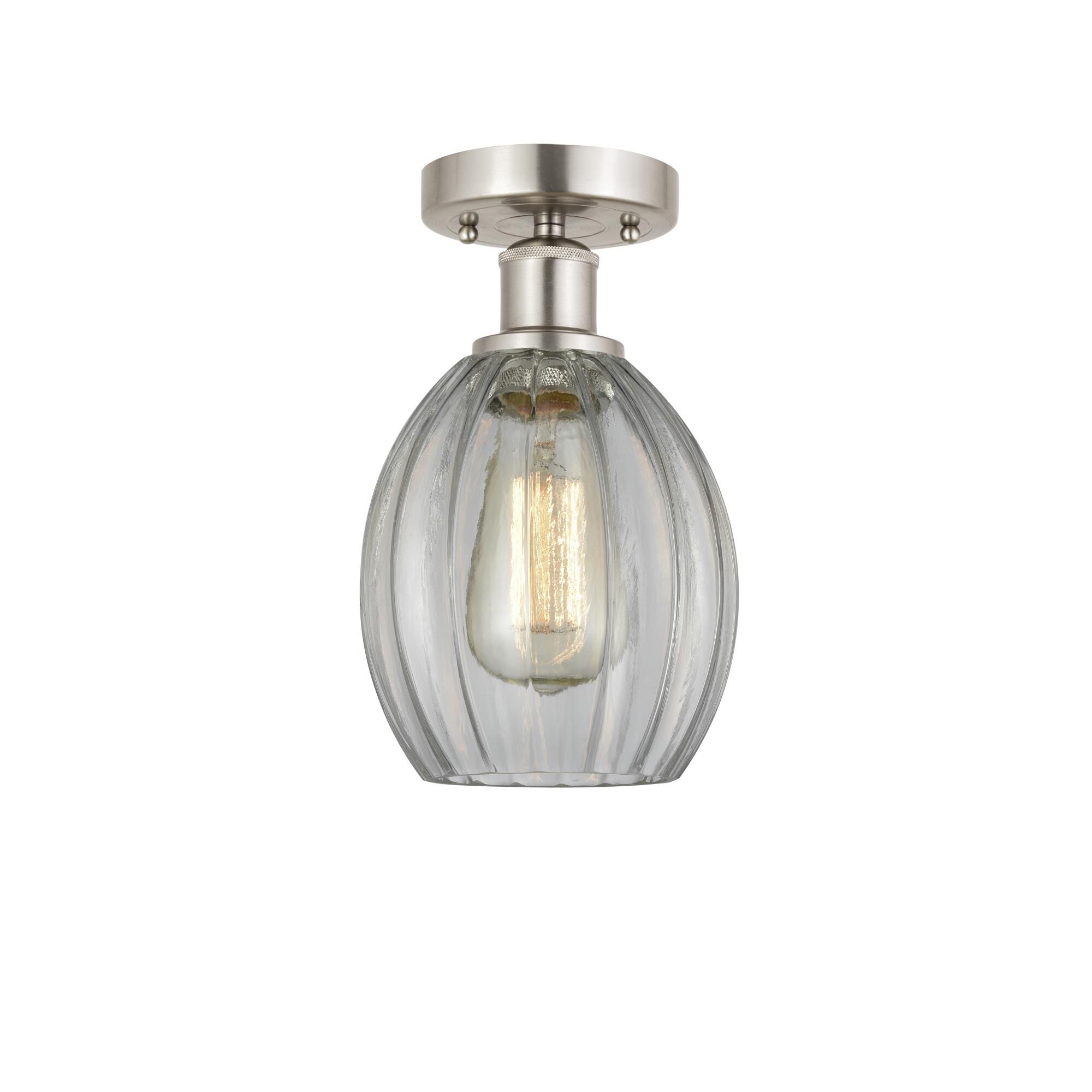 Bruno Marashlian Eaton 6 Inch 1 Light Semi Flush Mount by Innovations Lighting