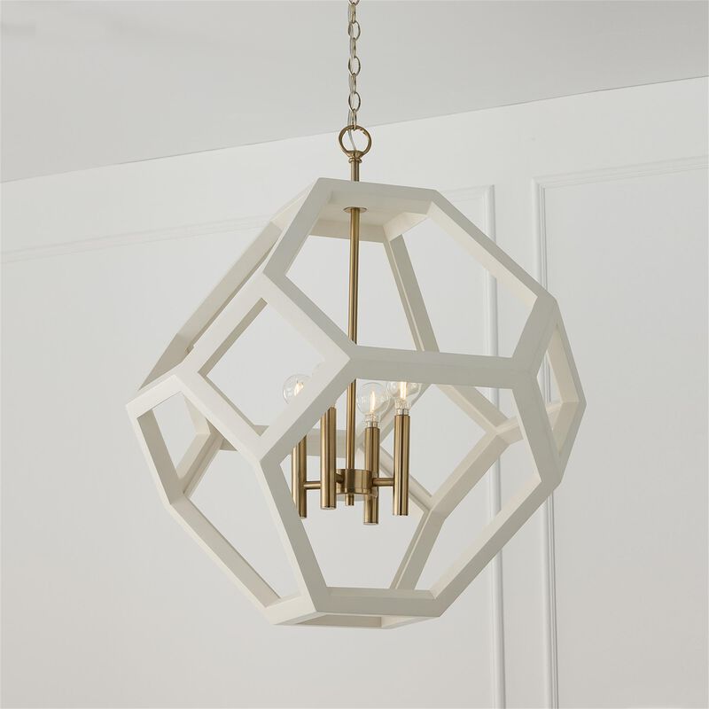 Geo 24 Inch Cage Pendant by Capital Lighting