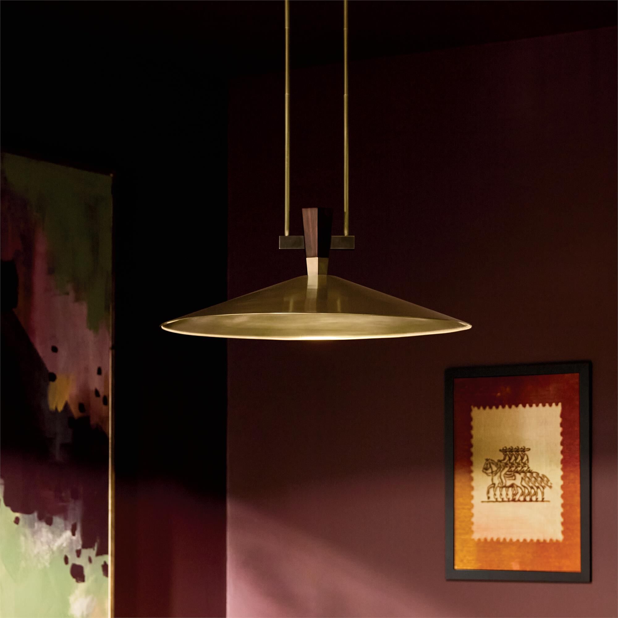 Shown in Black finish and Fabric shade