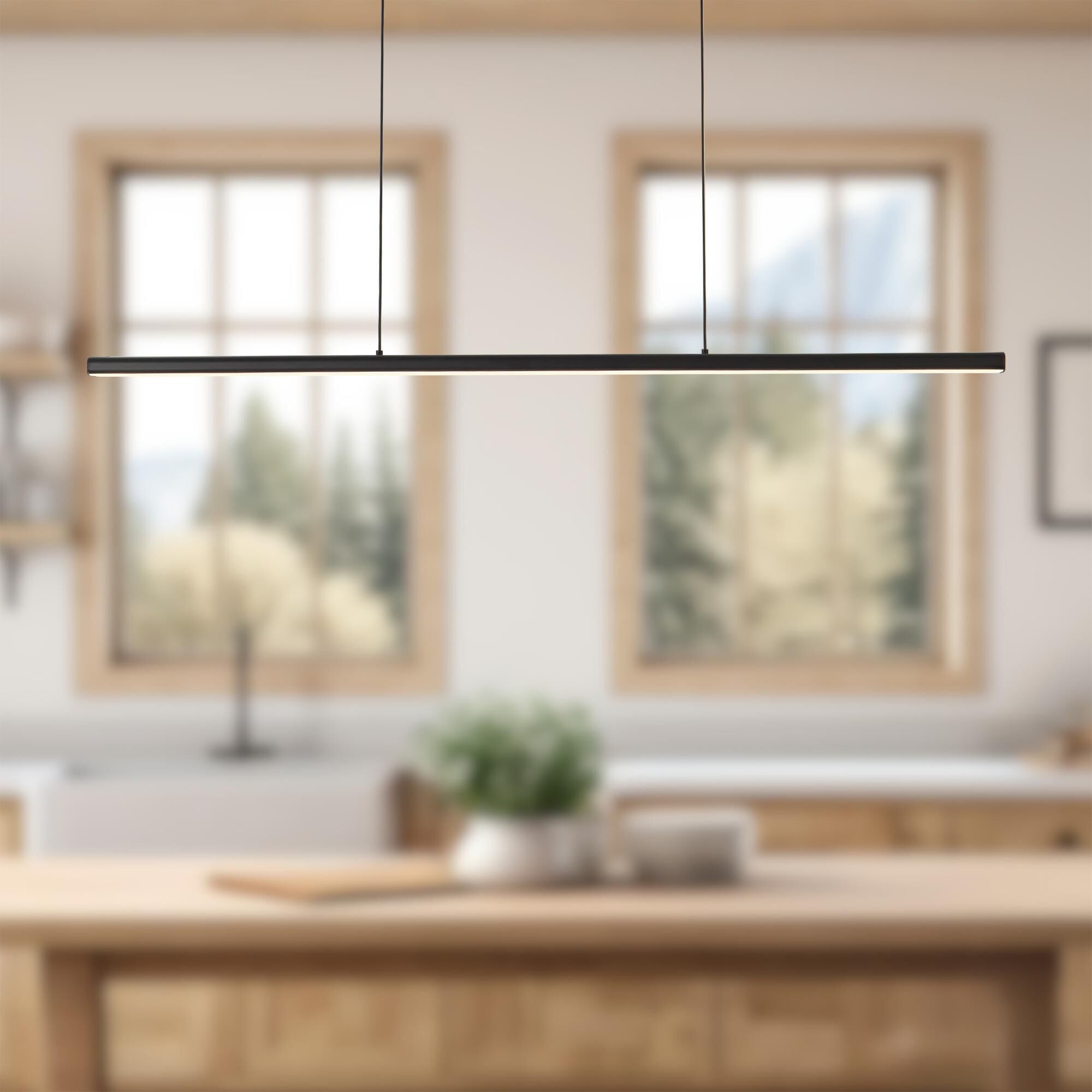 Shown in Black finish and Frosted Polycarbonate Diffuser glass