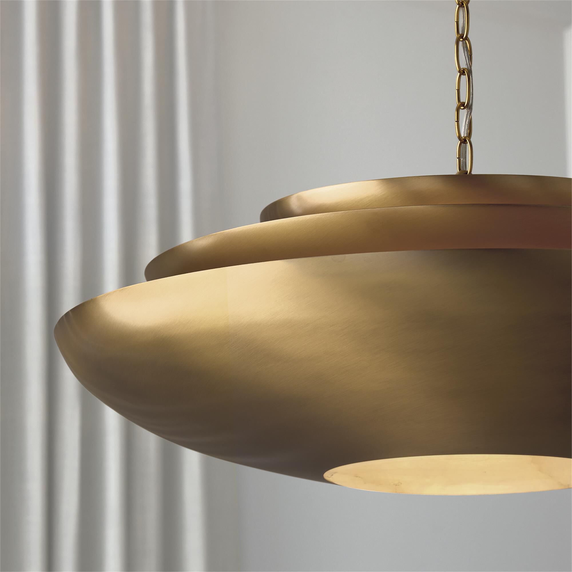 Shown in Aged Brass finish
