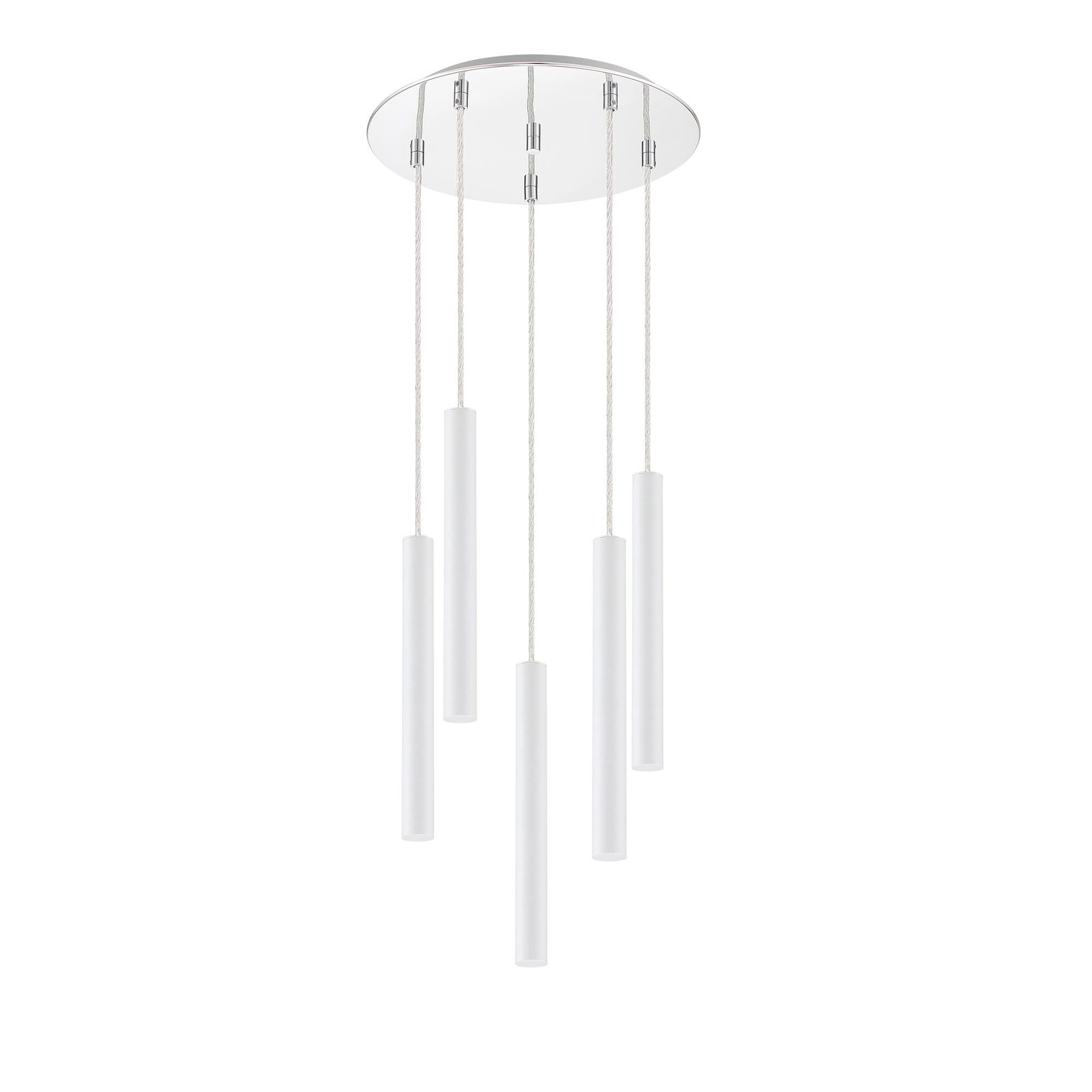 Shown in Chrome finish and Steel glass and Steel shade