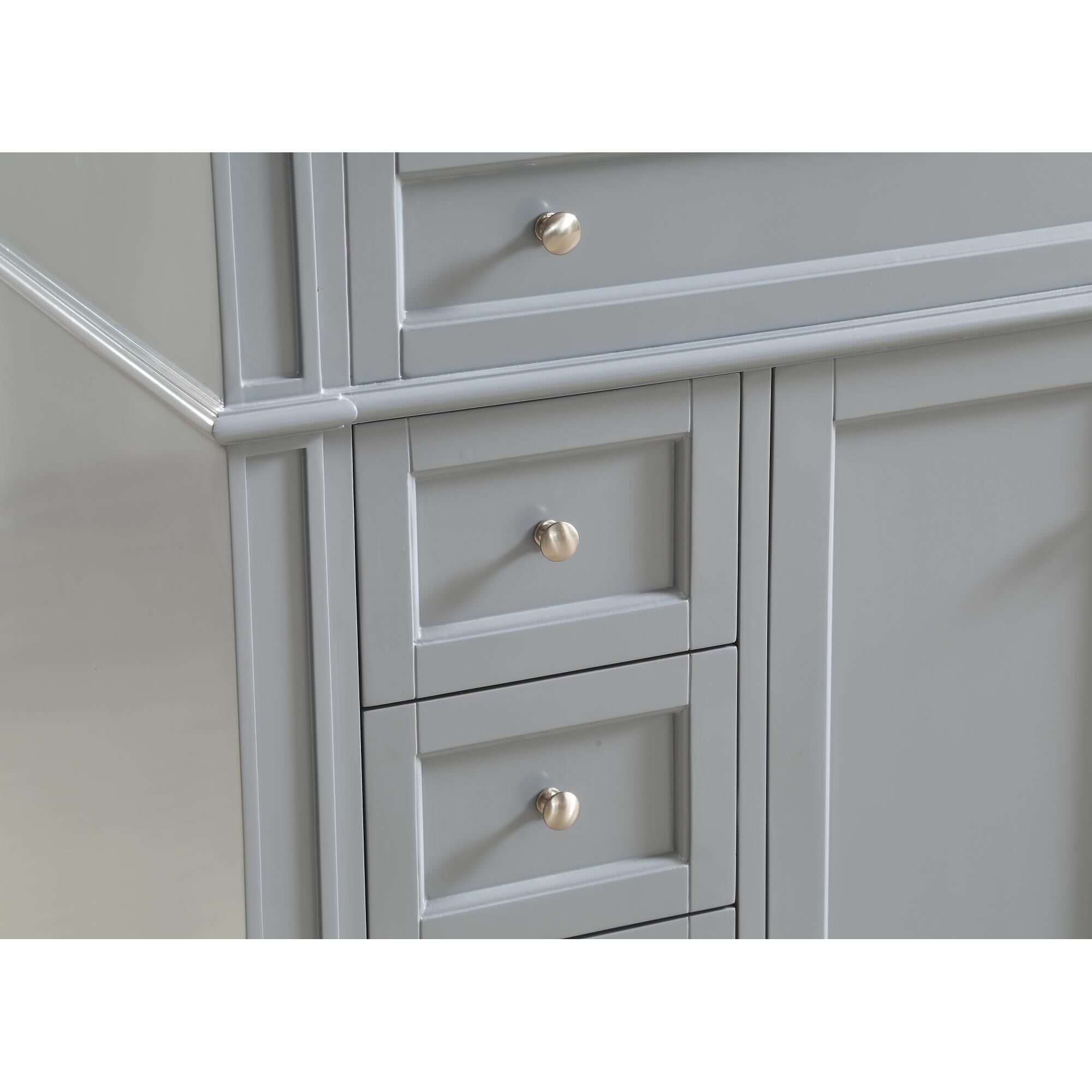 Shown in Grey finish