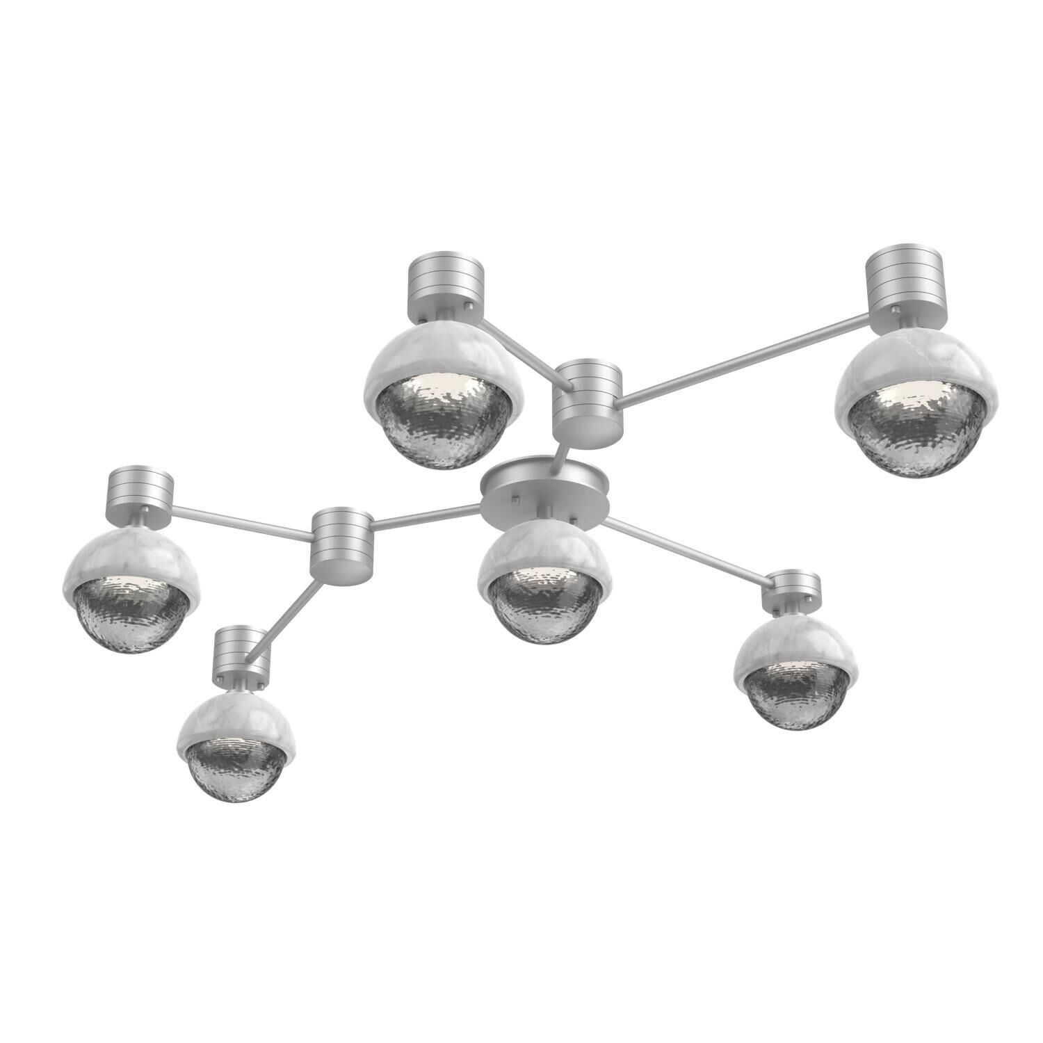 Levi Wilson Cabochon 41 Inch Flush Mount by Hammerton Studio