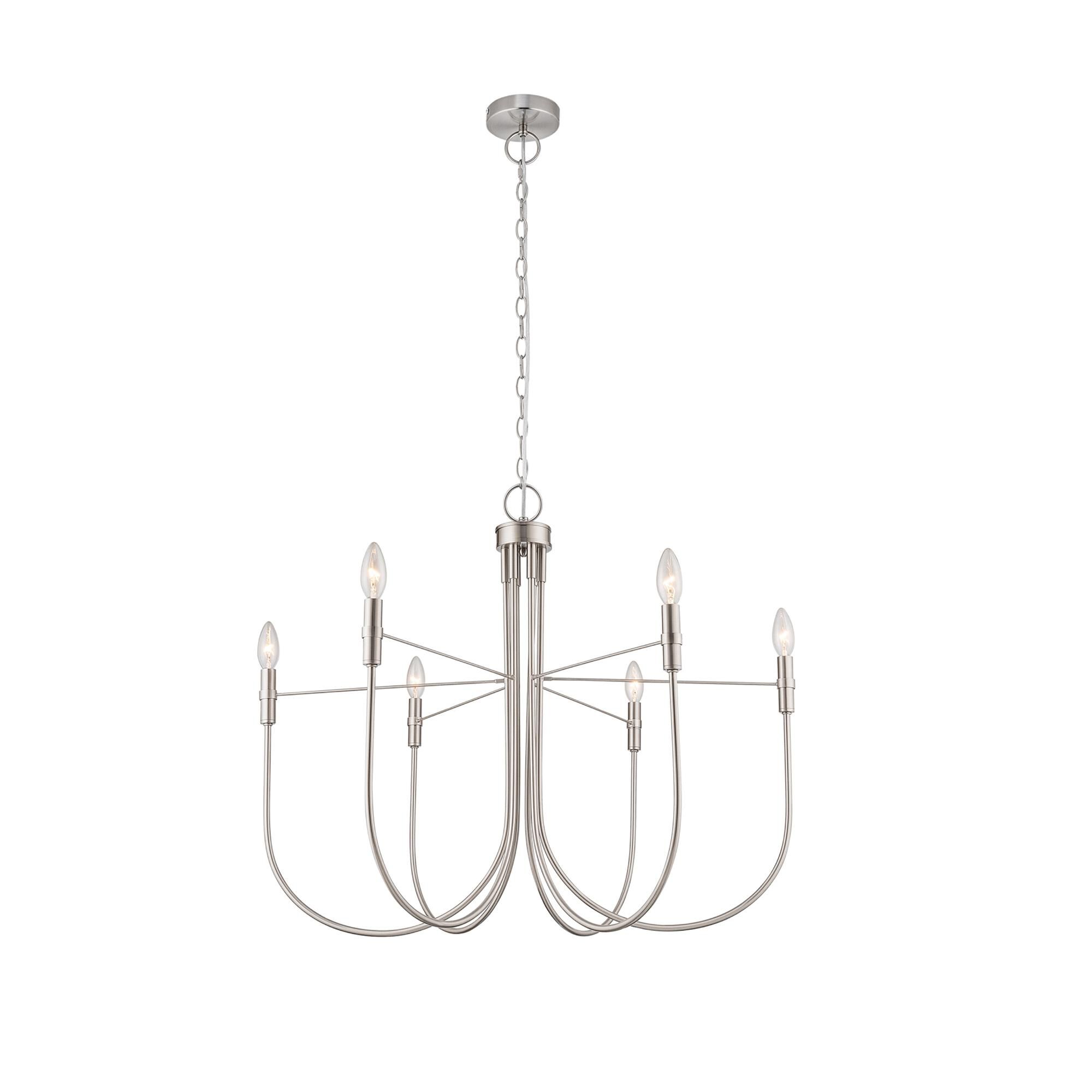 Shown in Brushed Nickel finish