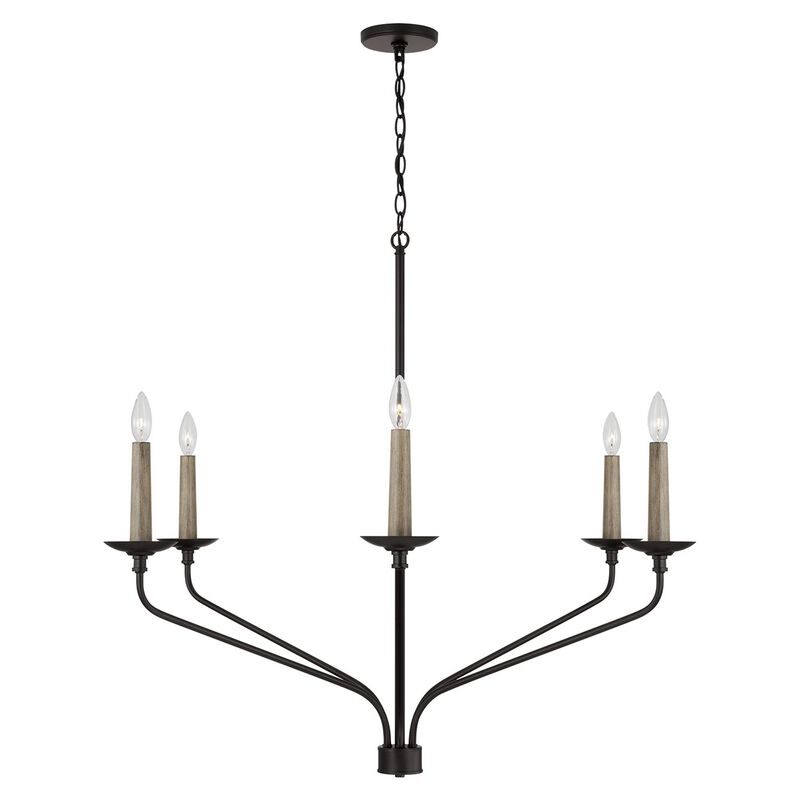 Wilder 41 Inch 6 Light Chandelier by Capital Lighting Fixture Company
