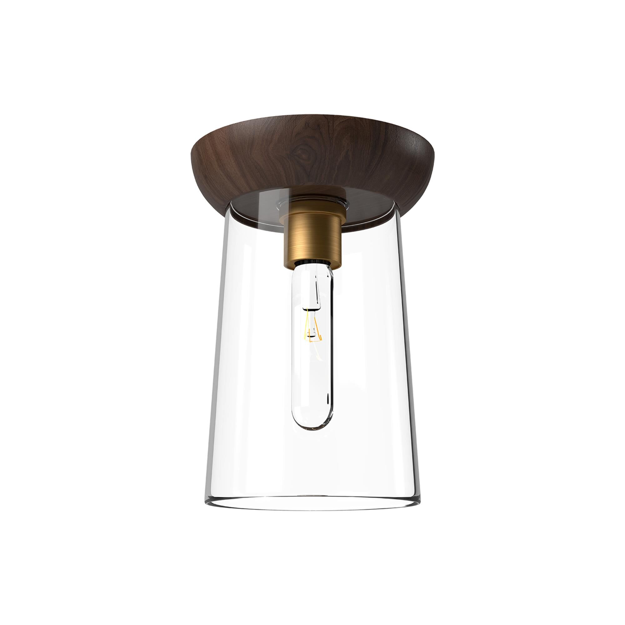 Shown in Aged Gold And Walnut finish