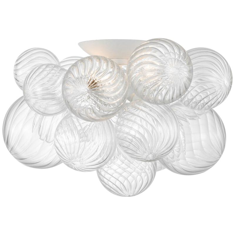Julie Neill Talia 19 Inch 3 Light LED Flush Mount by Visual Comfort Signature Collection