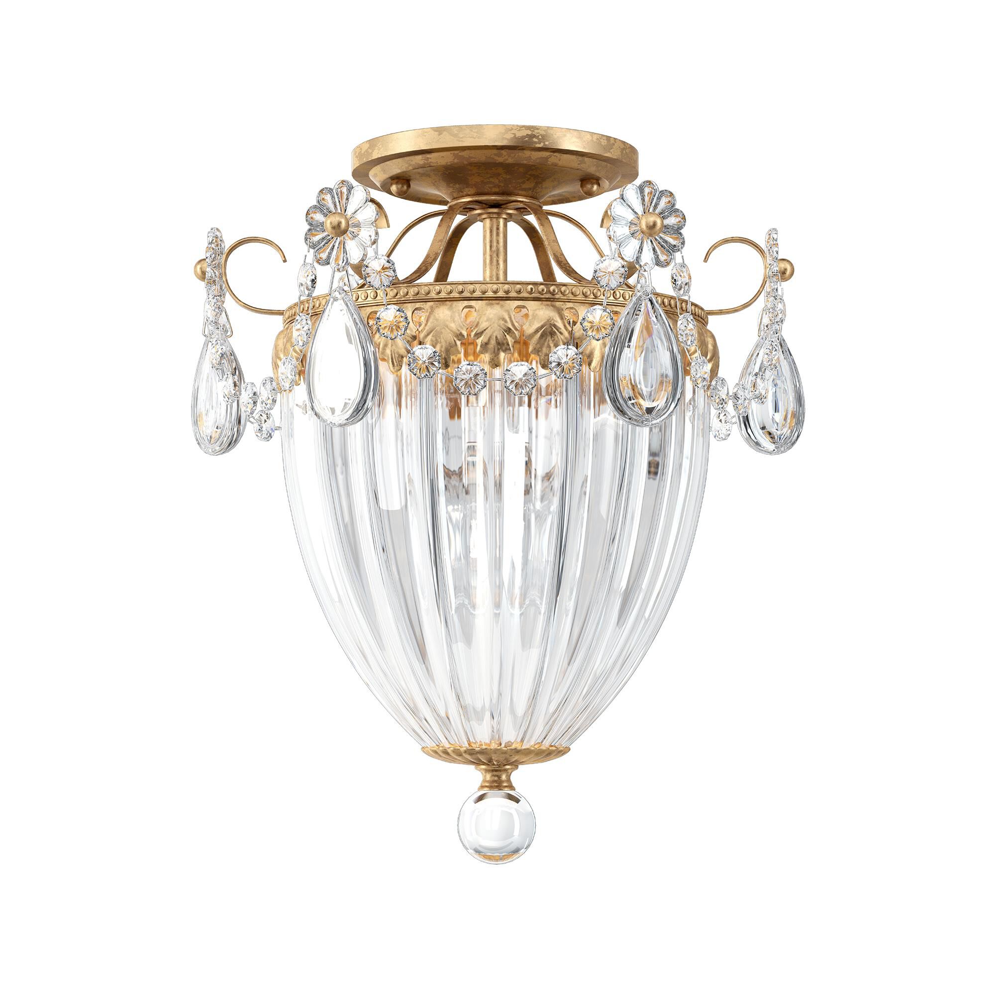 Shown in French Gold finish and Clear Radiance crystal