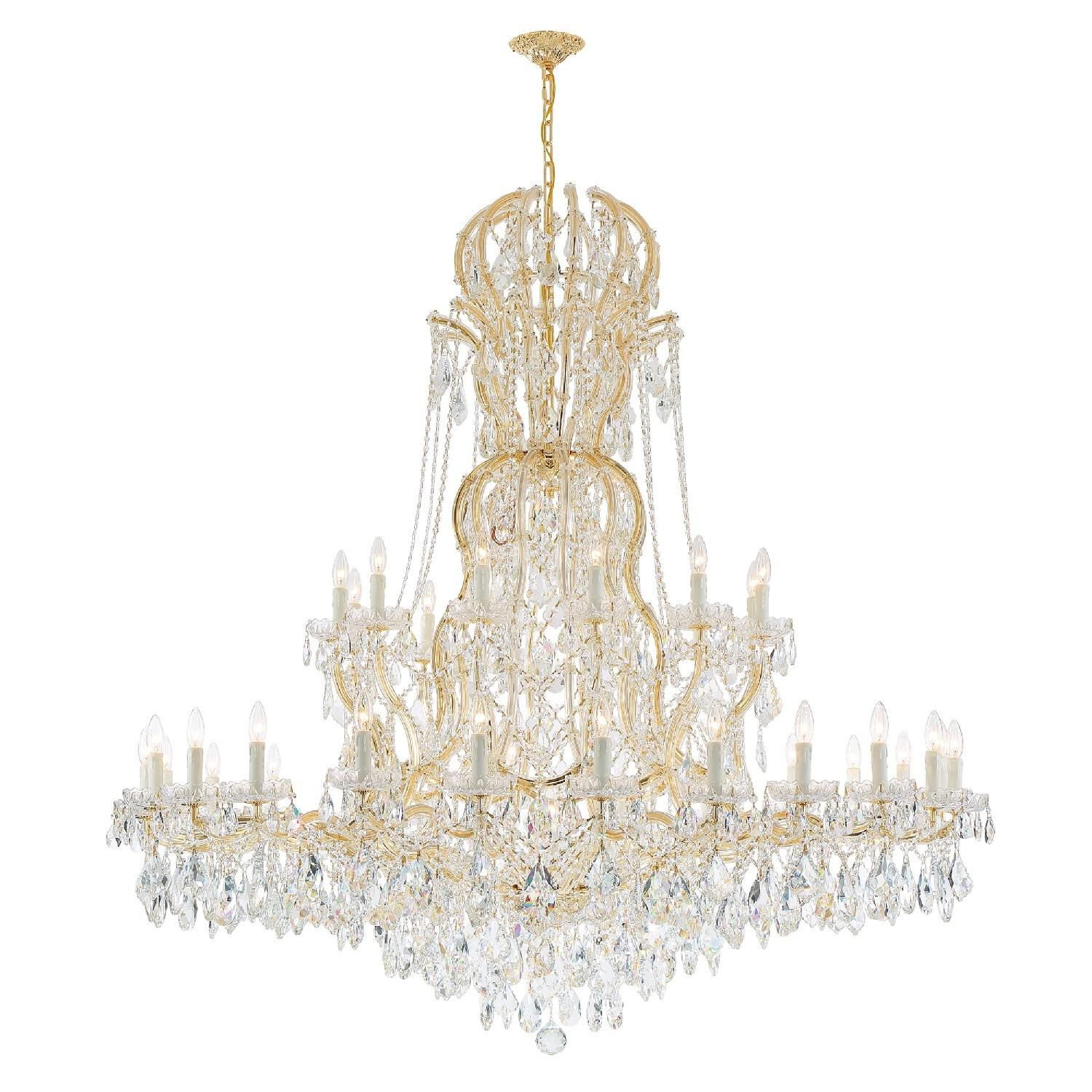 Maria Theresa 64 Inch 37 Light Chandelier by Crystorama