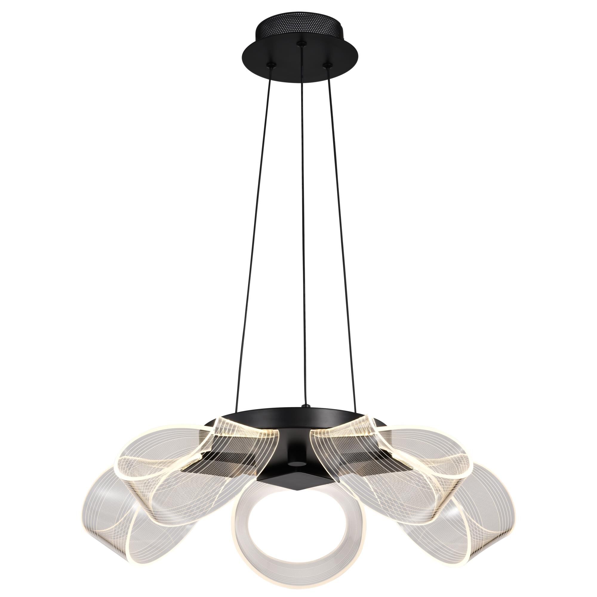Barnett 21 Inch Mini Chandelier by Nuvo Lighting