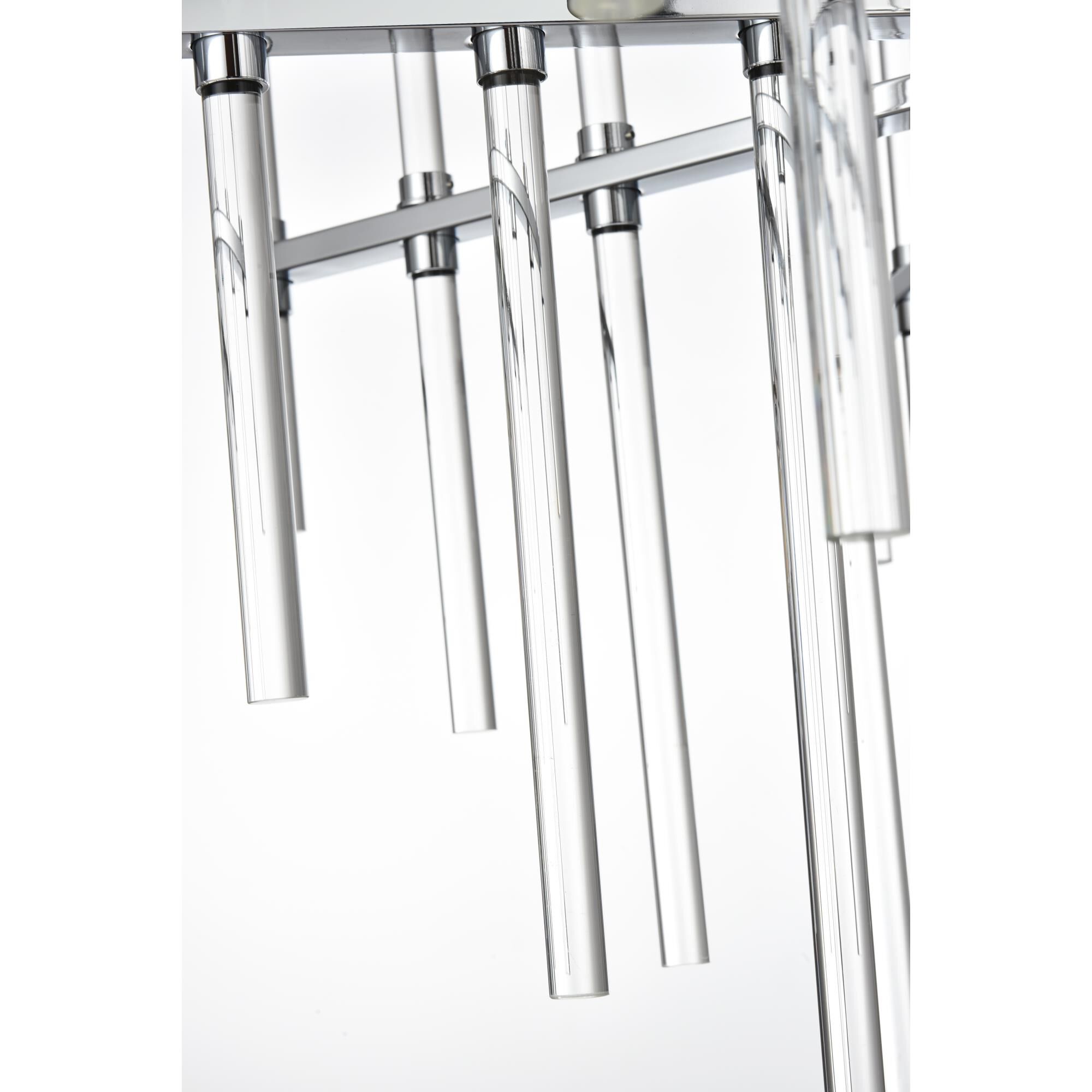 Sienna 27 Inch 8 Light Chandelier by Elegant Lighting