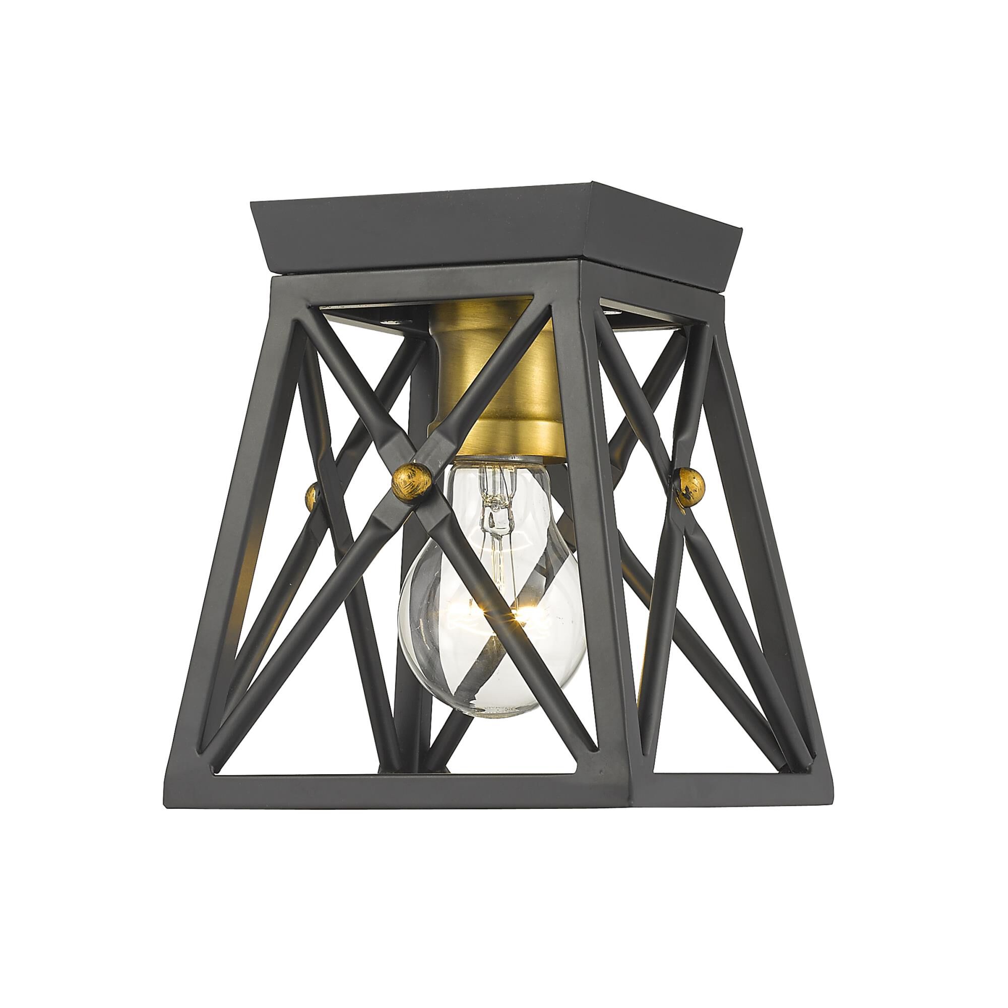 Trestle 6 Inch 1 Light Flush Mount by Z-Lite