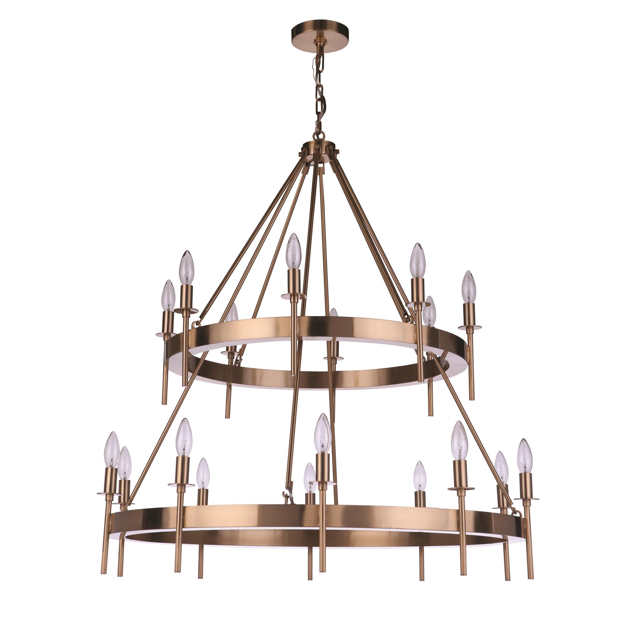 Shown in Satin Brass finish