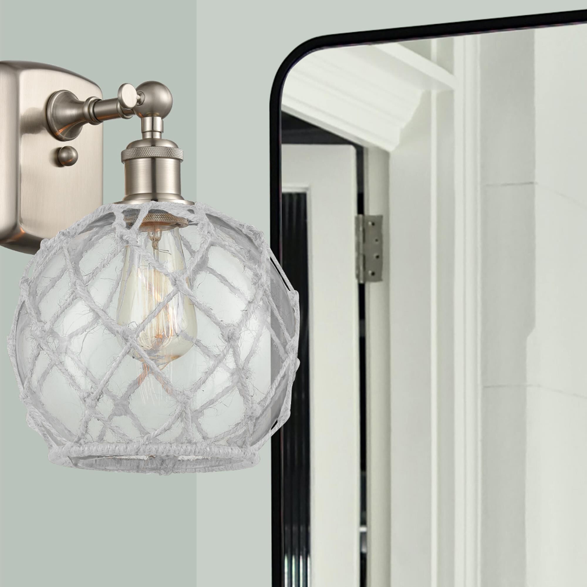 Bruno Marashlian Farmhouse Rope 13 Inch Wall Sconce by Innovations Lighting