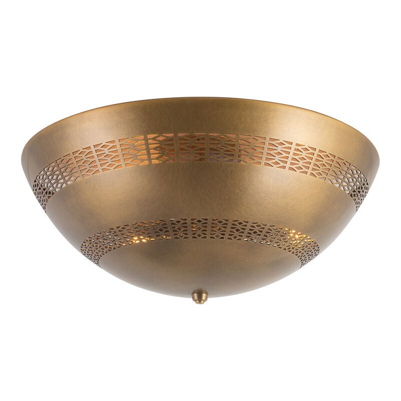 Peyton Fox Overland 18 Inch Semi Flush Mount by Alora Lighting
