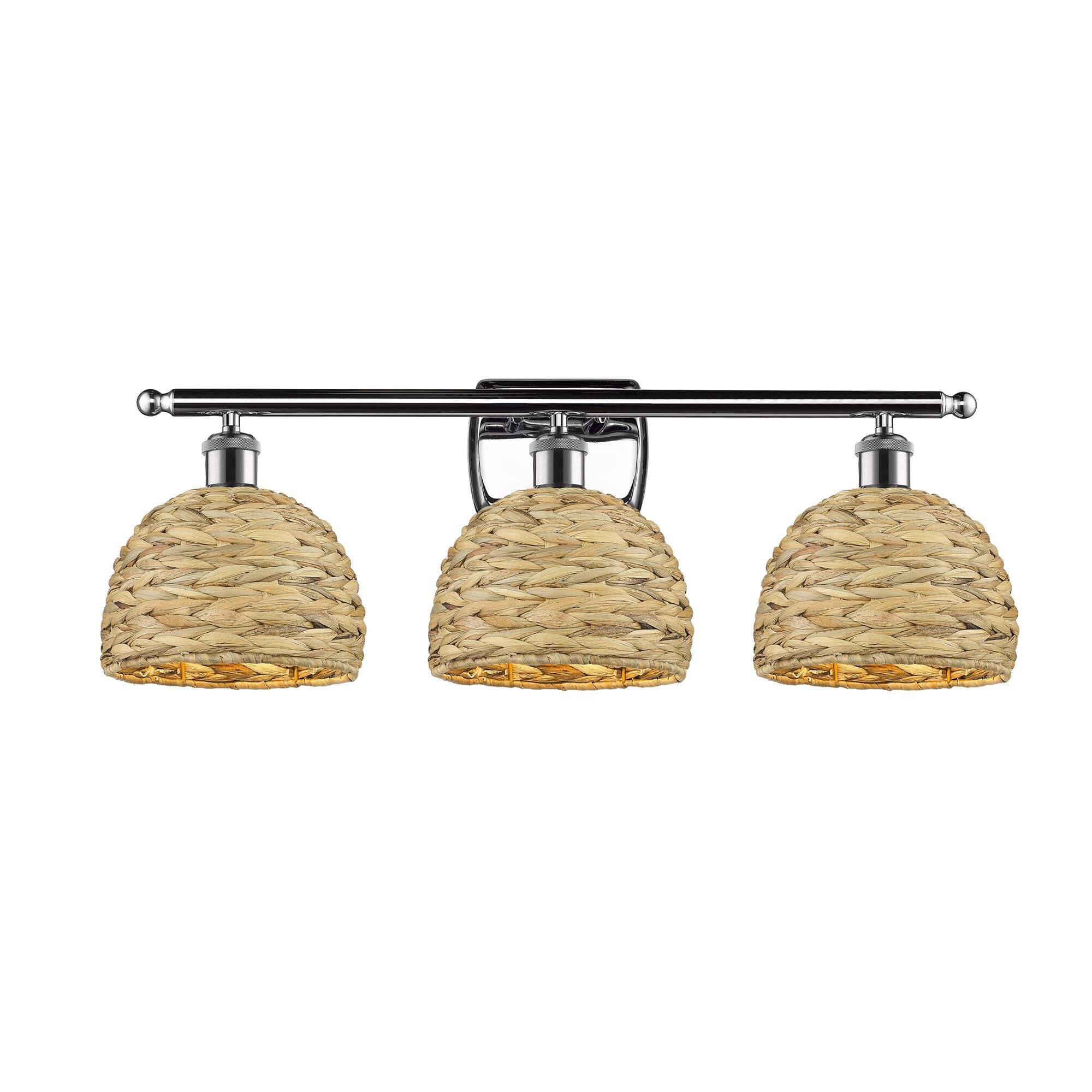 Shown in Polished Chrome finish and Natural shade
