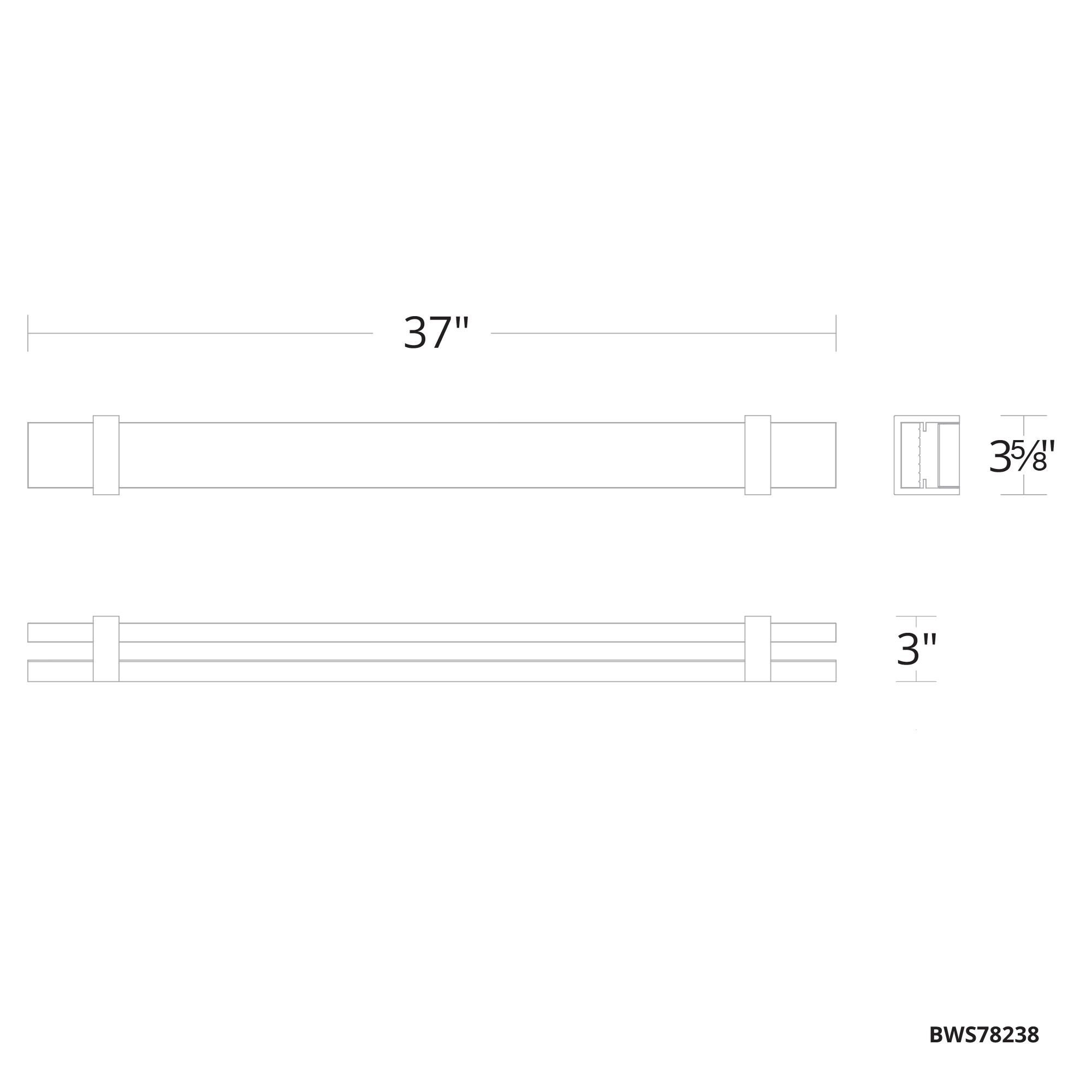 Schonbek Beyond Verandah 37 Inch LED Bath Vanity Light - Clearance