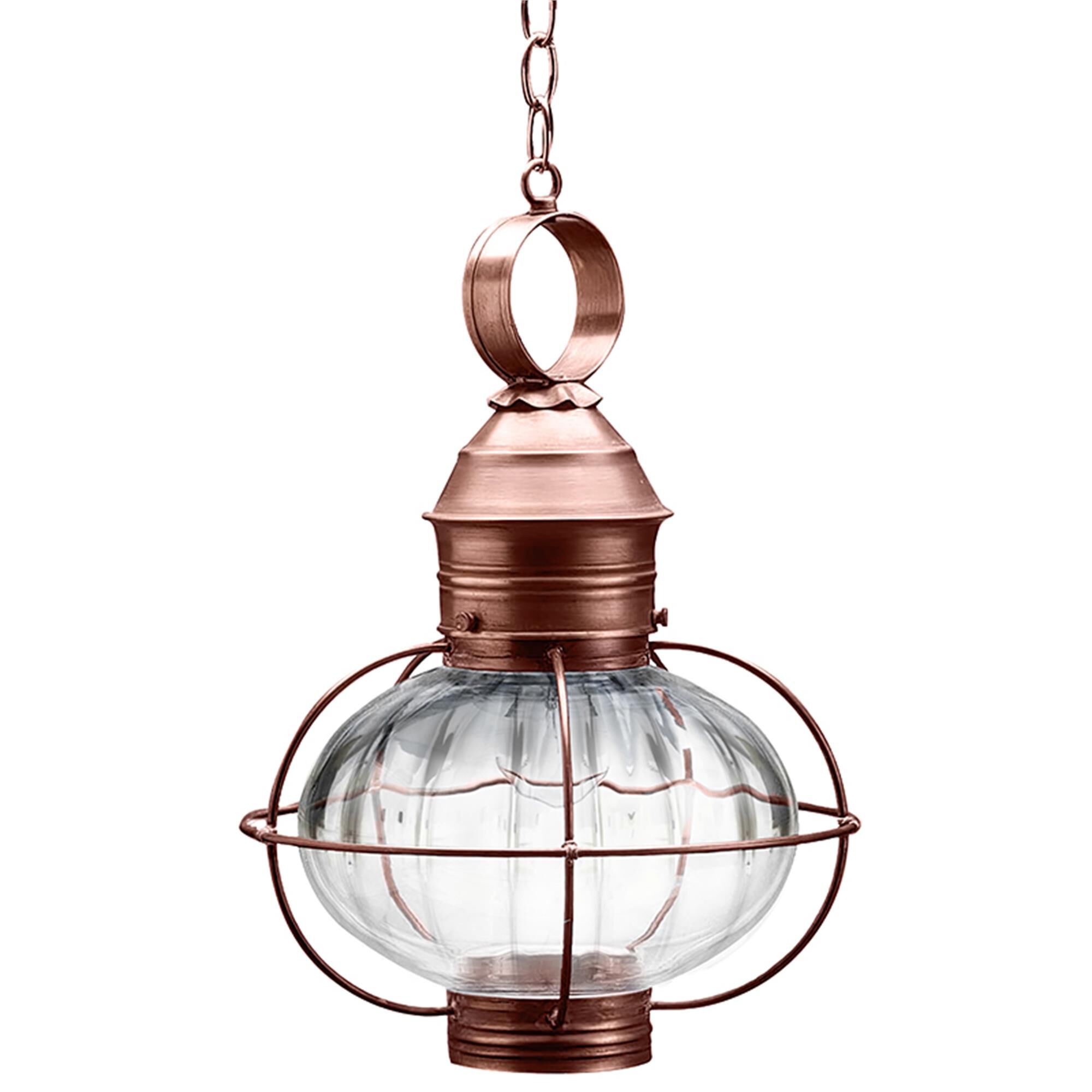 Onion 17 Inch 1 Light Outdoor Hanging Lantern,