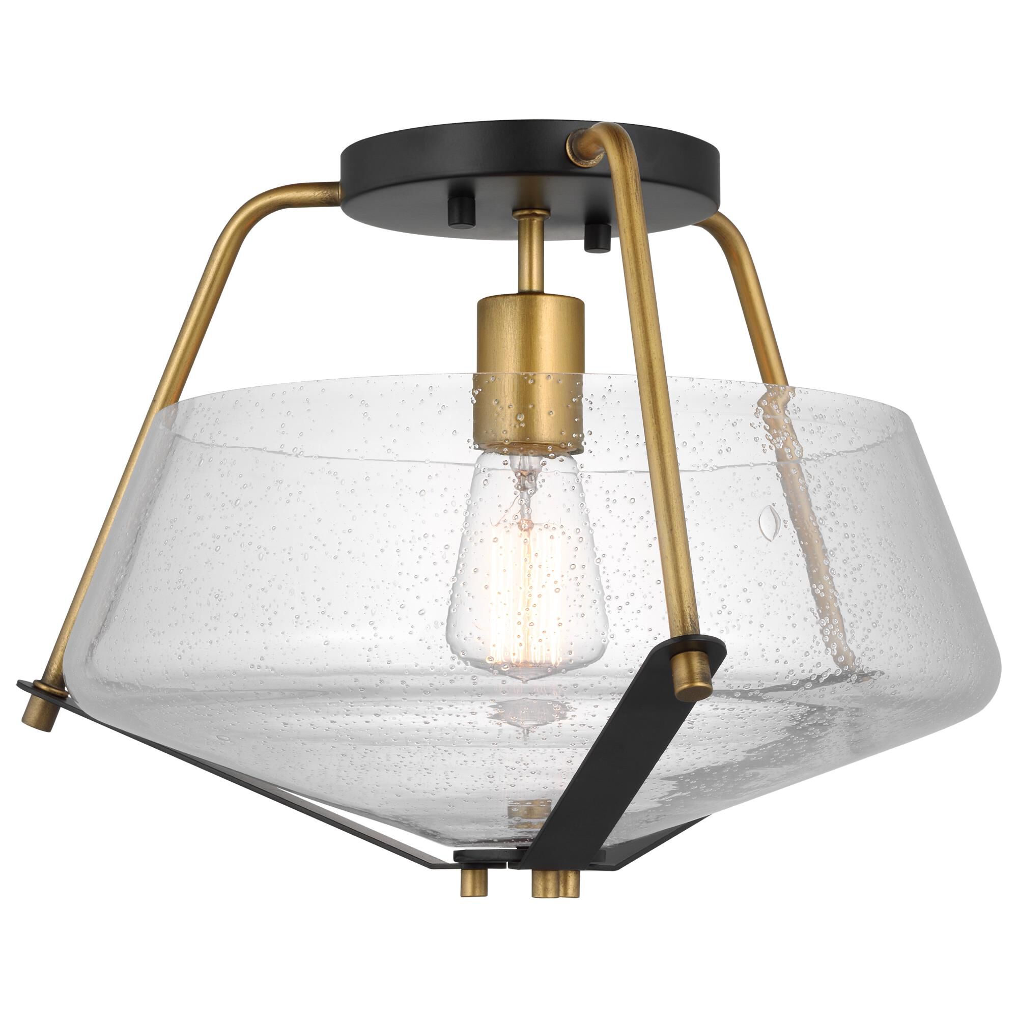Starlight 10 Inch 1 Light Semi Flush Mount by Nuvo Lighting