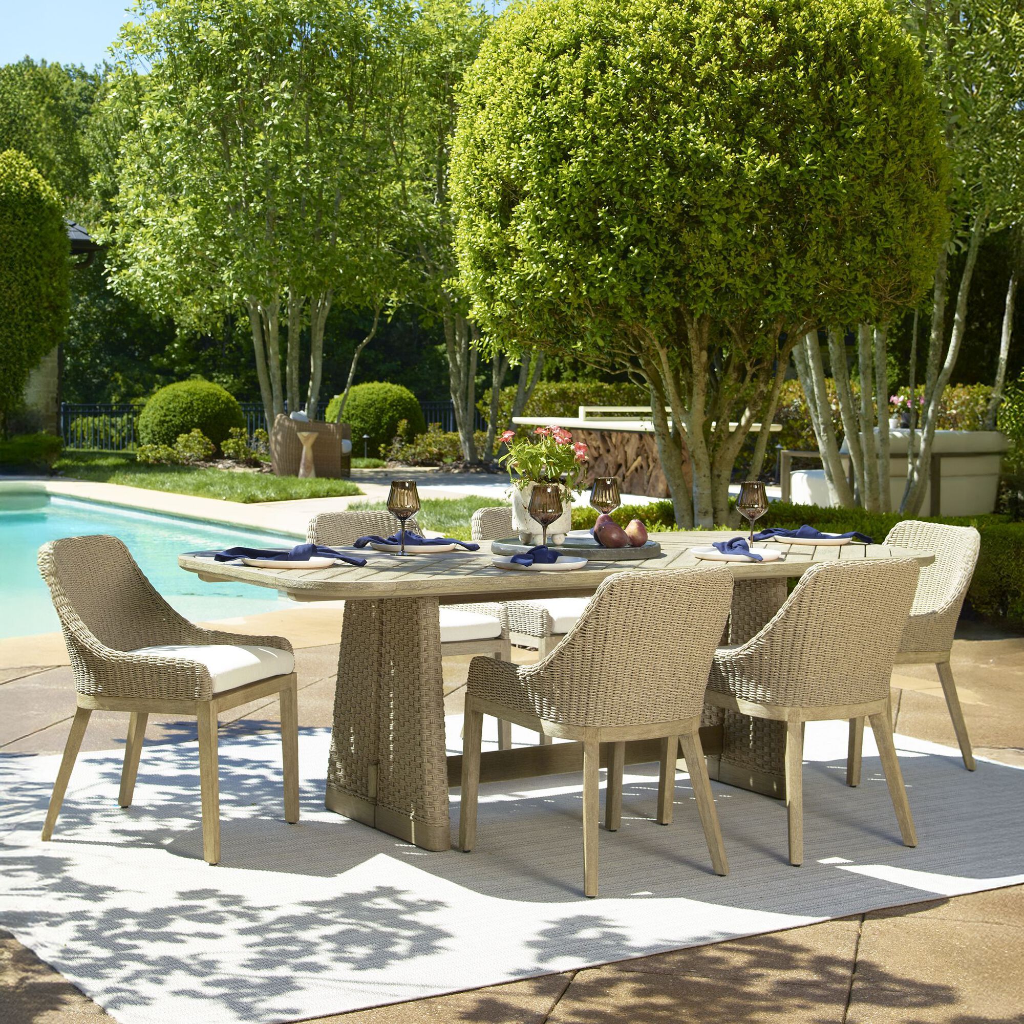 Harbor 92 Inch Dining Table,