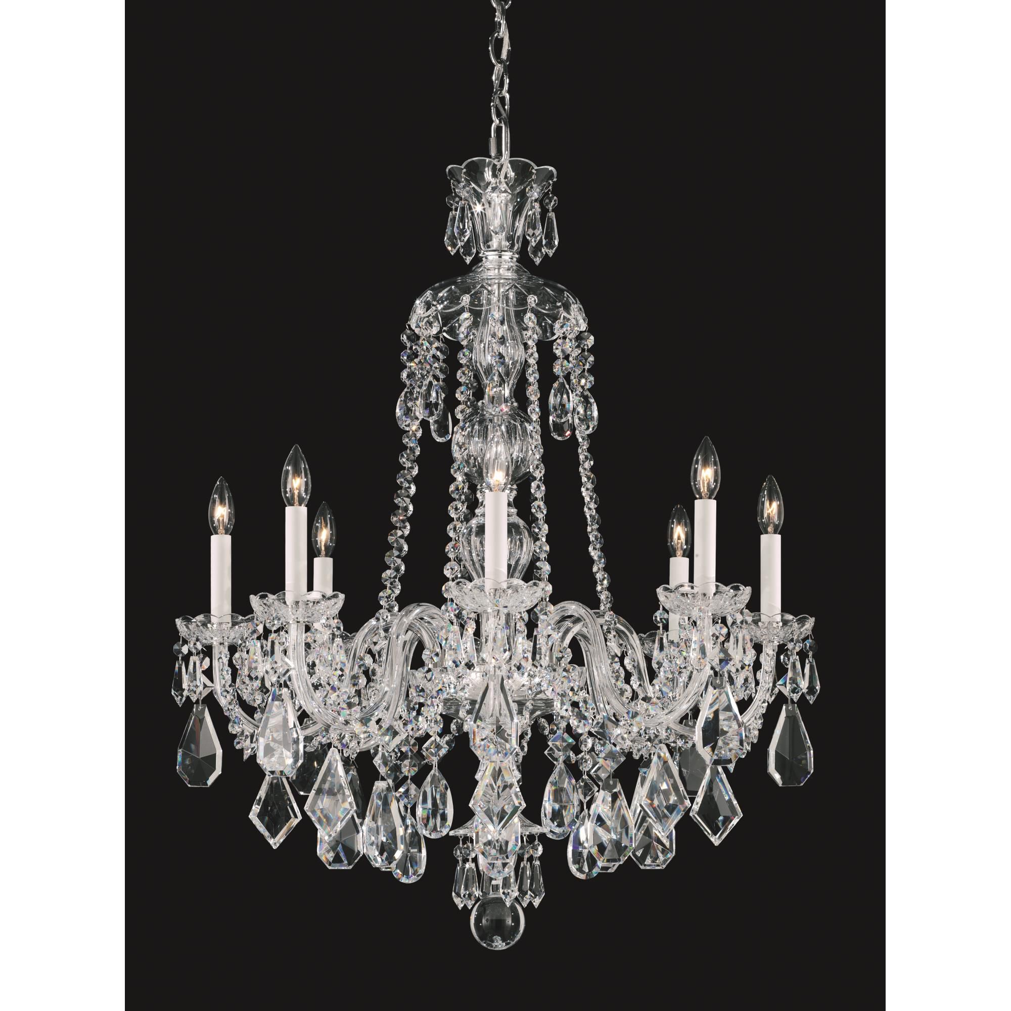 Hamilton 28 Inch 8 Light Chandelier by Schonbek