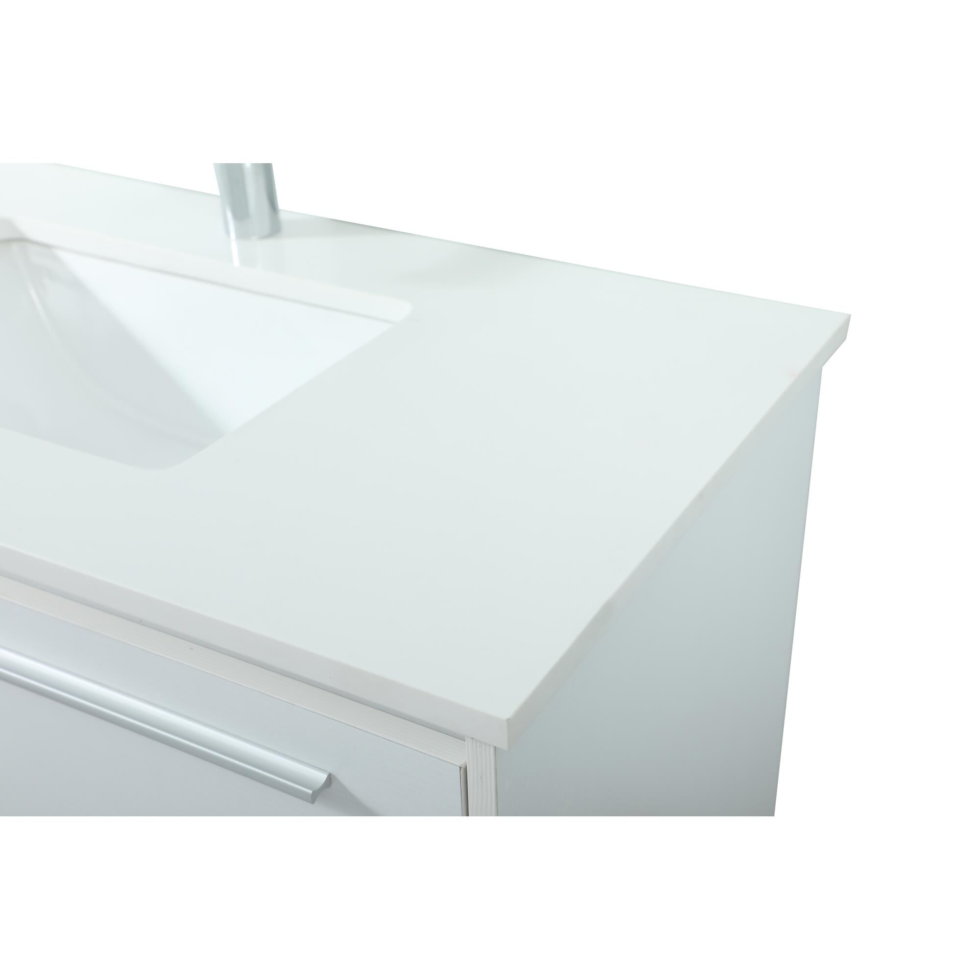 Shown in White finish