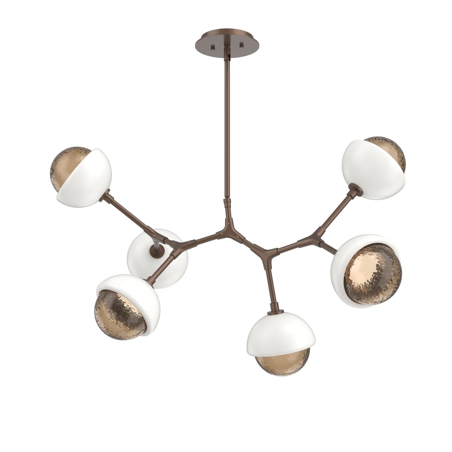 Levi Wilson Cabochon 31 Inch Linear Suspension Light by Hammerton Studio
