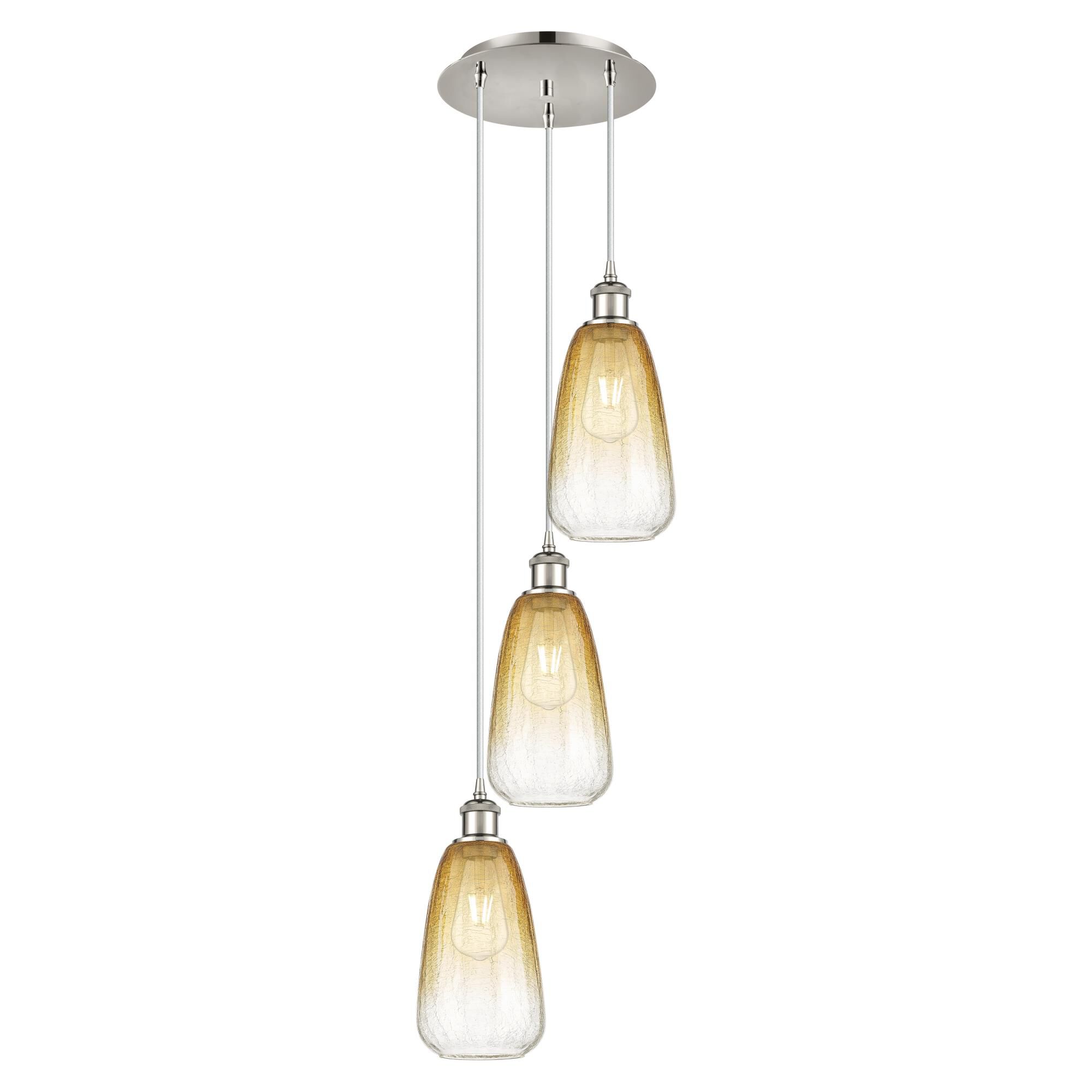 Bruno Marashlian Brookhaven Almond 13 Inch Multi Light Pendant by Innovations Lighting