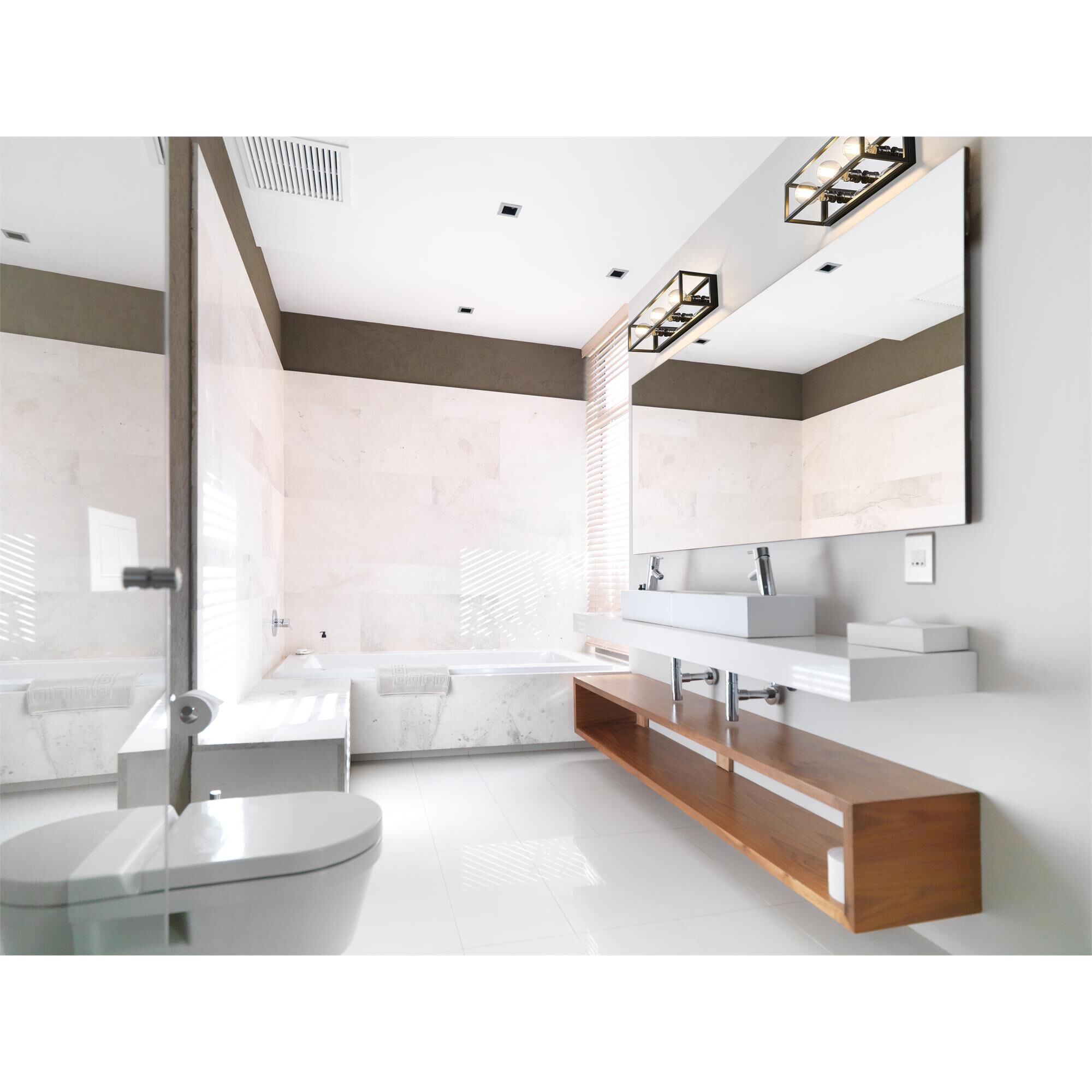 Kube 23 Inch 3 Light Bath Vanity Light by Z-Lite