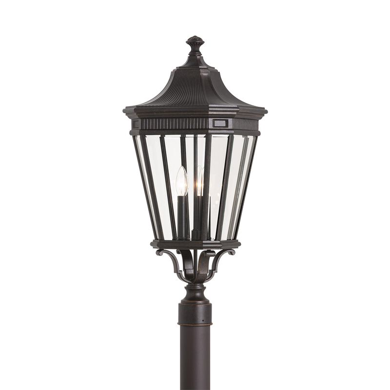 Cotswold Lane 27 Inch Tall 3 Light Outdoor Post Lamp by Generation Lighting