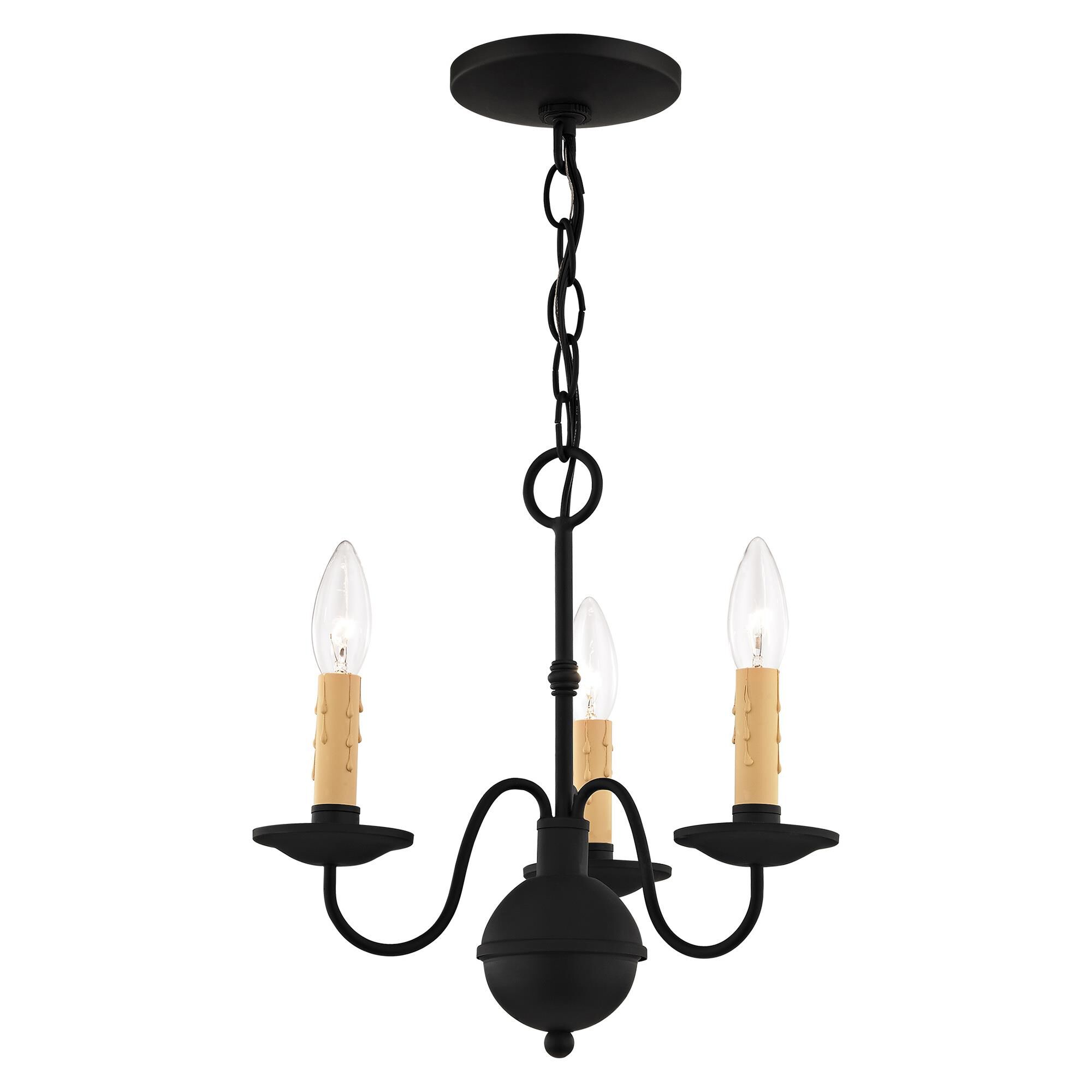 Heritage 14 Inch 3 Light Mini Chandelier by Livex Lighting