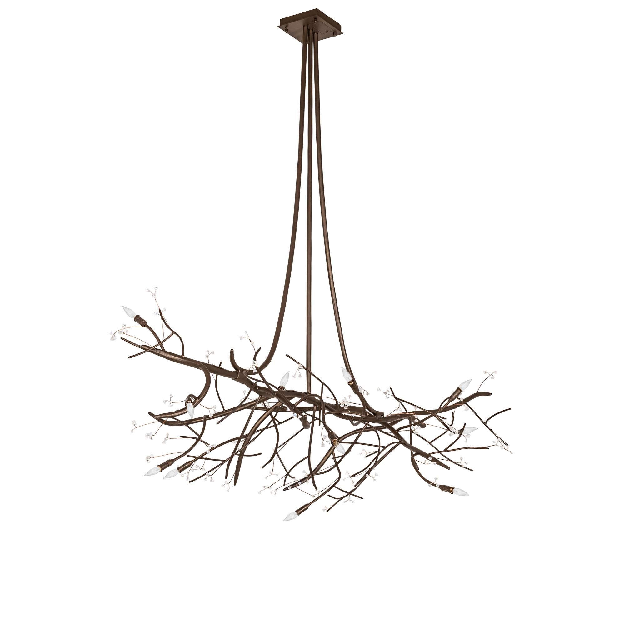Winter Solstice 72 Inch 11 Light LED Chandelier by Meyda Lighting