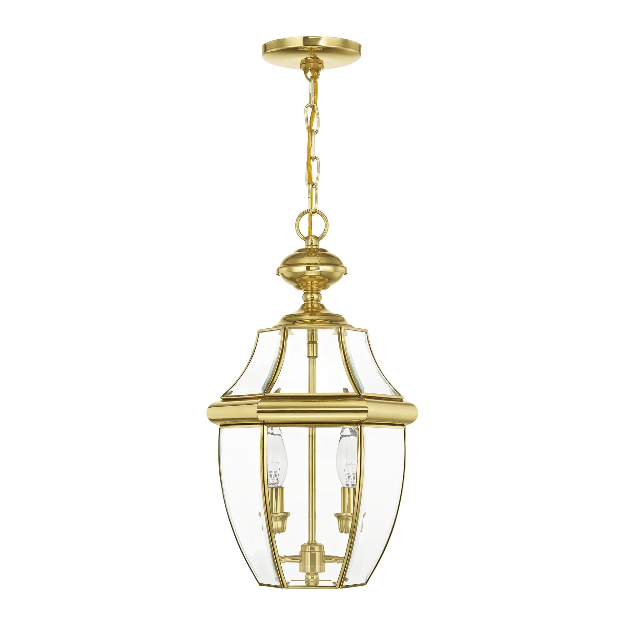 Monterey 19 Inch Tall 2 Light Outdoor Hanging Lantern by Livex Lighting
