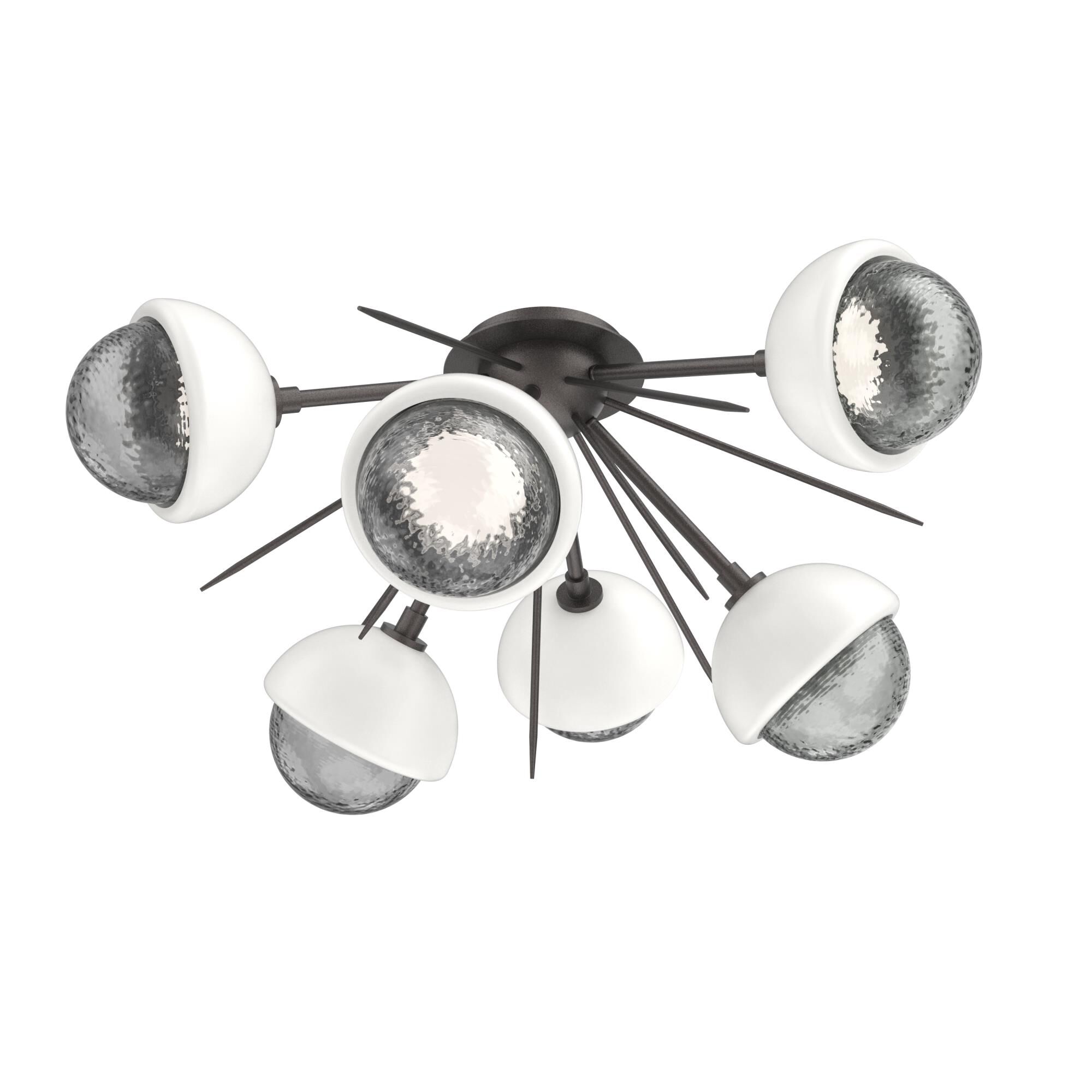 Shown in Graphite finish and Smoke glass and Salt White accent