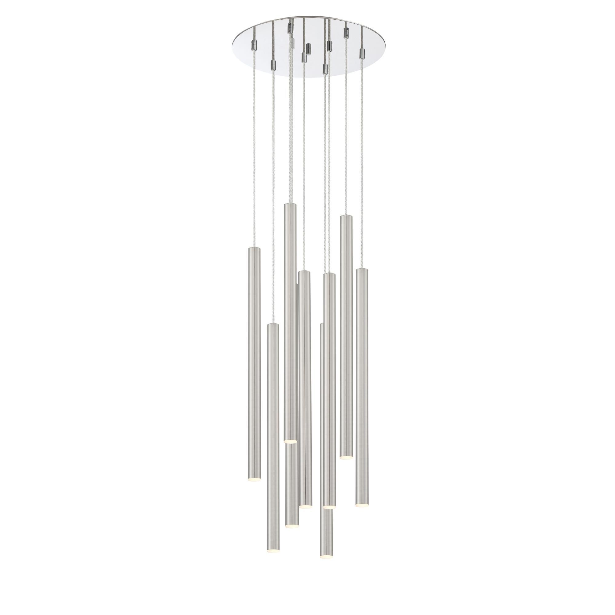 Forest 16 Inch 9 Light LED Multi Light Pendant by Z-Lite