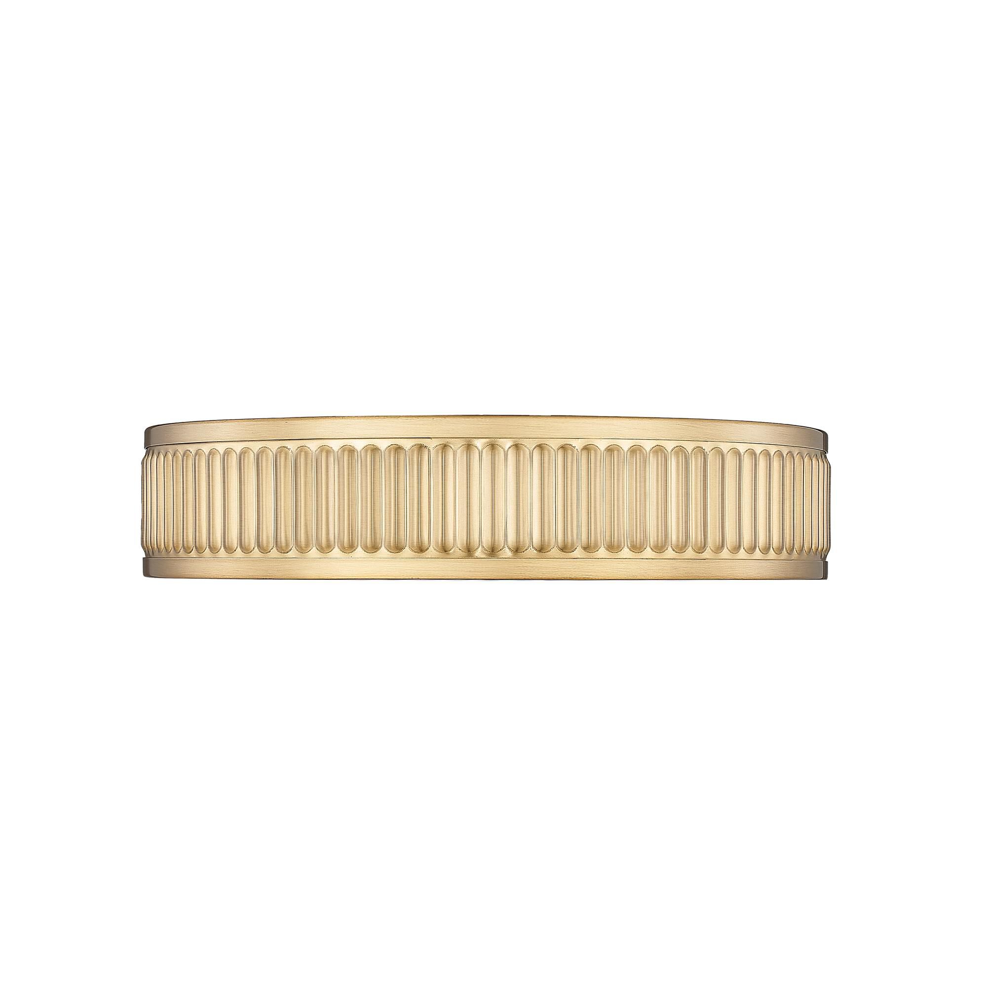 Shown in Modern Gold finish and Frosted glass and Frosted shade