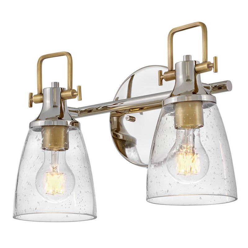 Easton 14 Inch 2 Light Bath Vanity Light by Hinkley