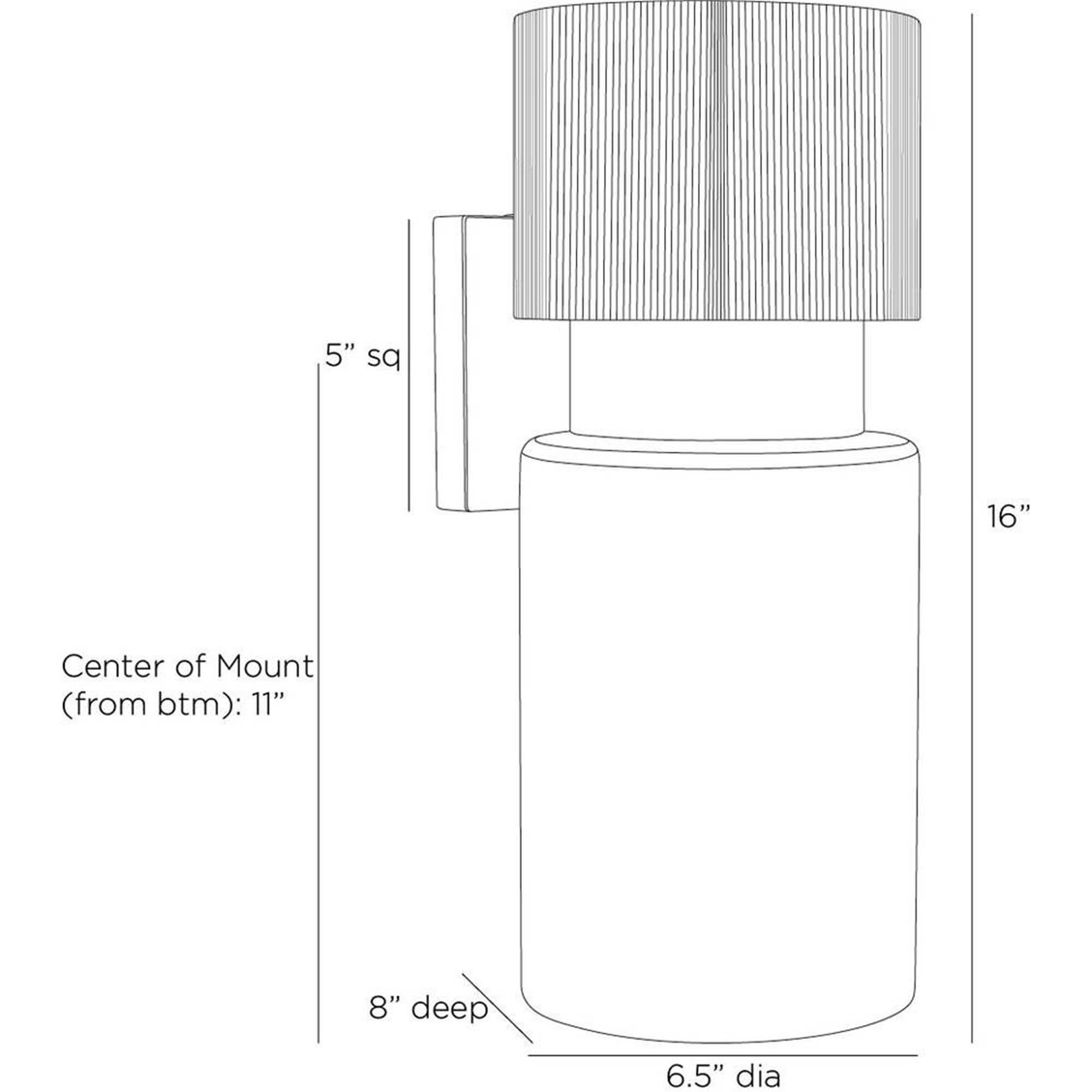 Shown in Marine Grade Aged Iron finish