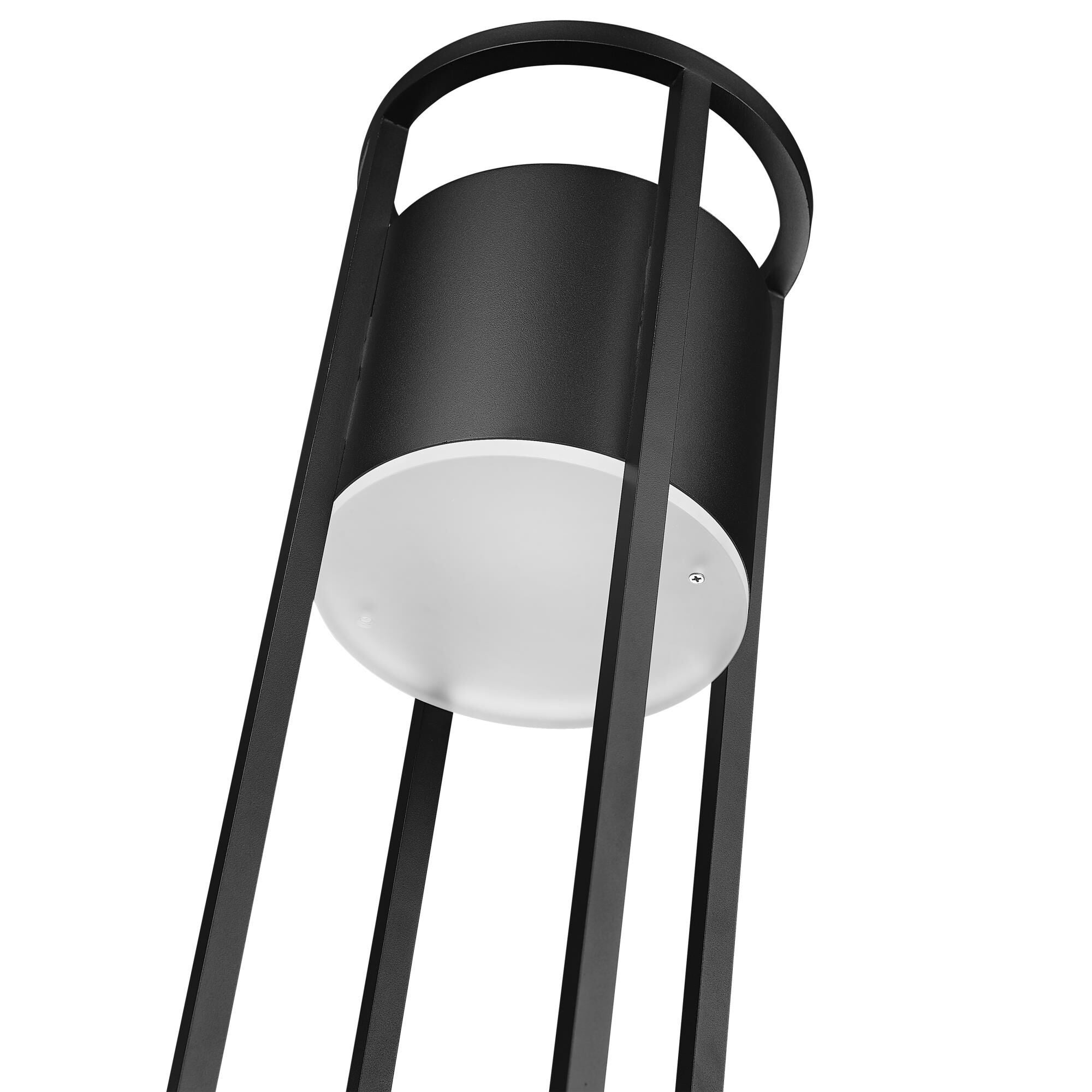 Shown in Black finish and Etched glass